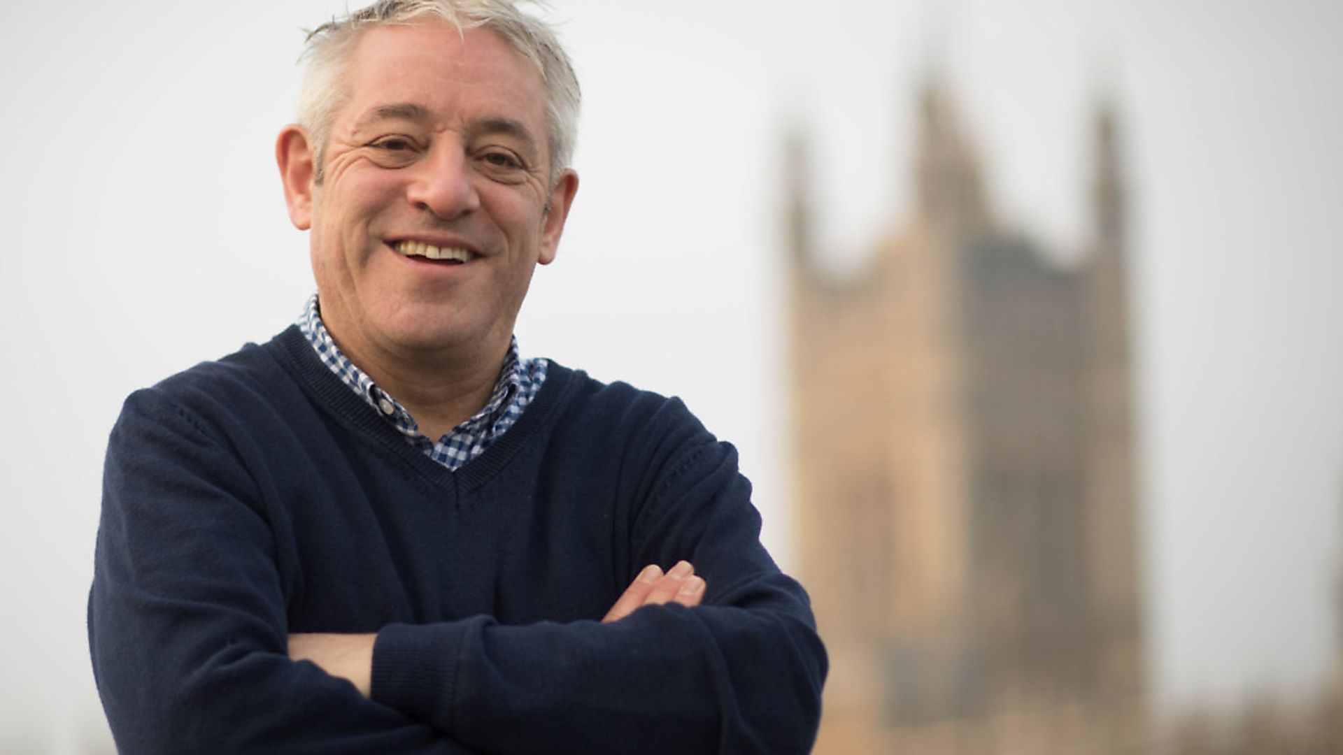 Speaker of the House of Commons, John Bercow walks over Westminster Bridge from a session in the gym this morning on his last day as speaker. Photograph: Stefan Rousseau/PA Wire. - Credit: PA