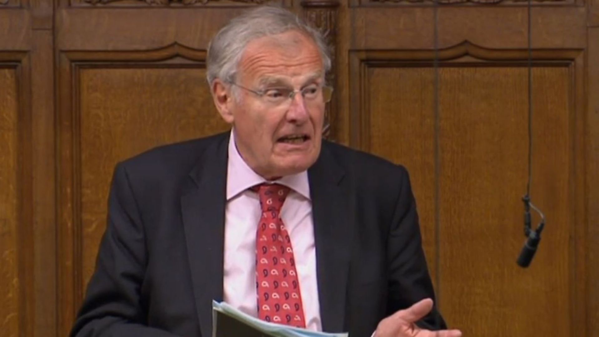 Christopher Chope speaking in the House of Commons. Photograph: PA. - Credit: PA Archive/PA Images
