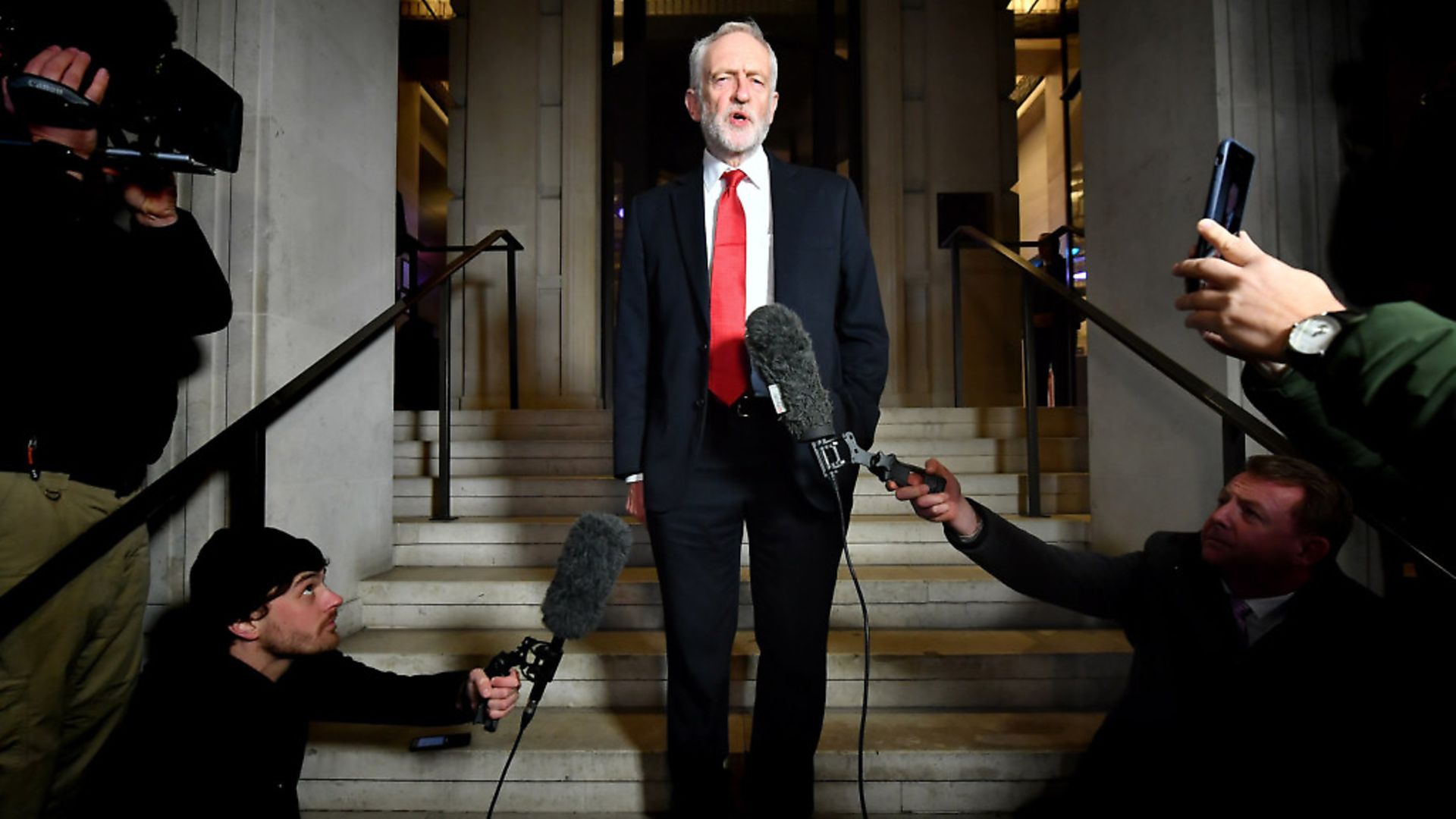 Researchers found it was the Labour party who were most overwhelmingly targeted with negative coverage, while particular publications almost exclusively reserved positive stories for the Conservatives. Photo: Dominic Lipinski / PA - Credit: PA Wire/PA Images