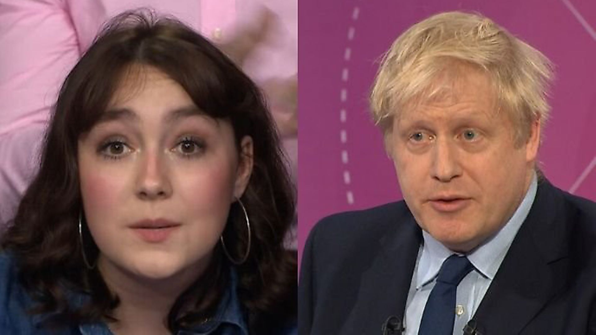 This audience member just slammed Boris Johnson on his government's record. Photograph: BBC. - Credit: Archant