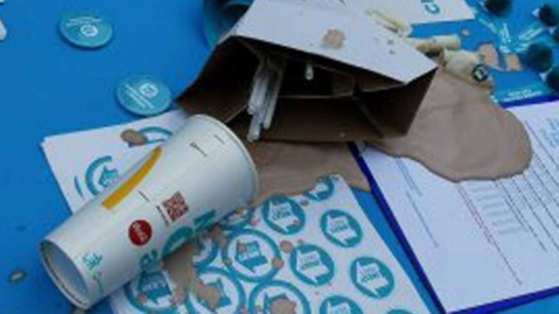A Brexit Party candidate has had a milkshake thrown at him. Photograph: Twitter. - Credit: Archant