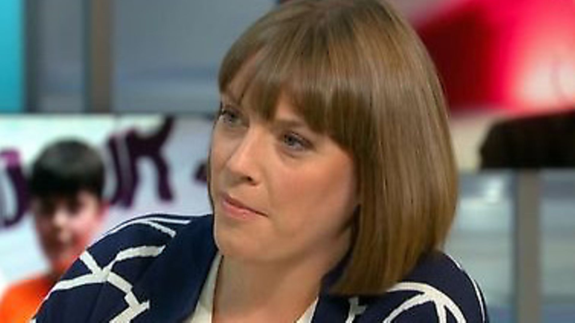 Labour candidate Jess Phillips on Good Morning Britain. Photograph: ITV. - Credit: Archant