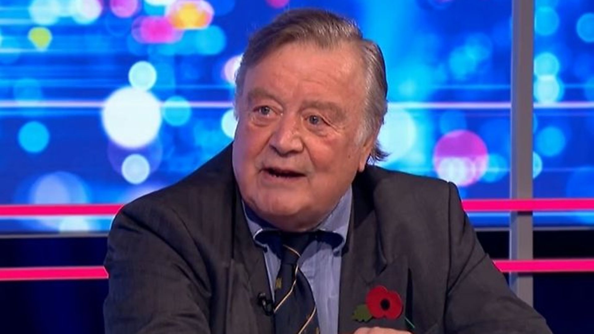 Former Conservative chancellor Ken Clarke on ITV's Peston show - Credit: Twitter