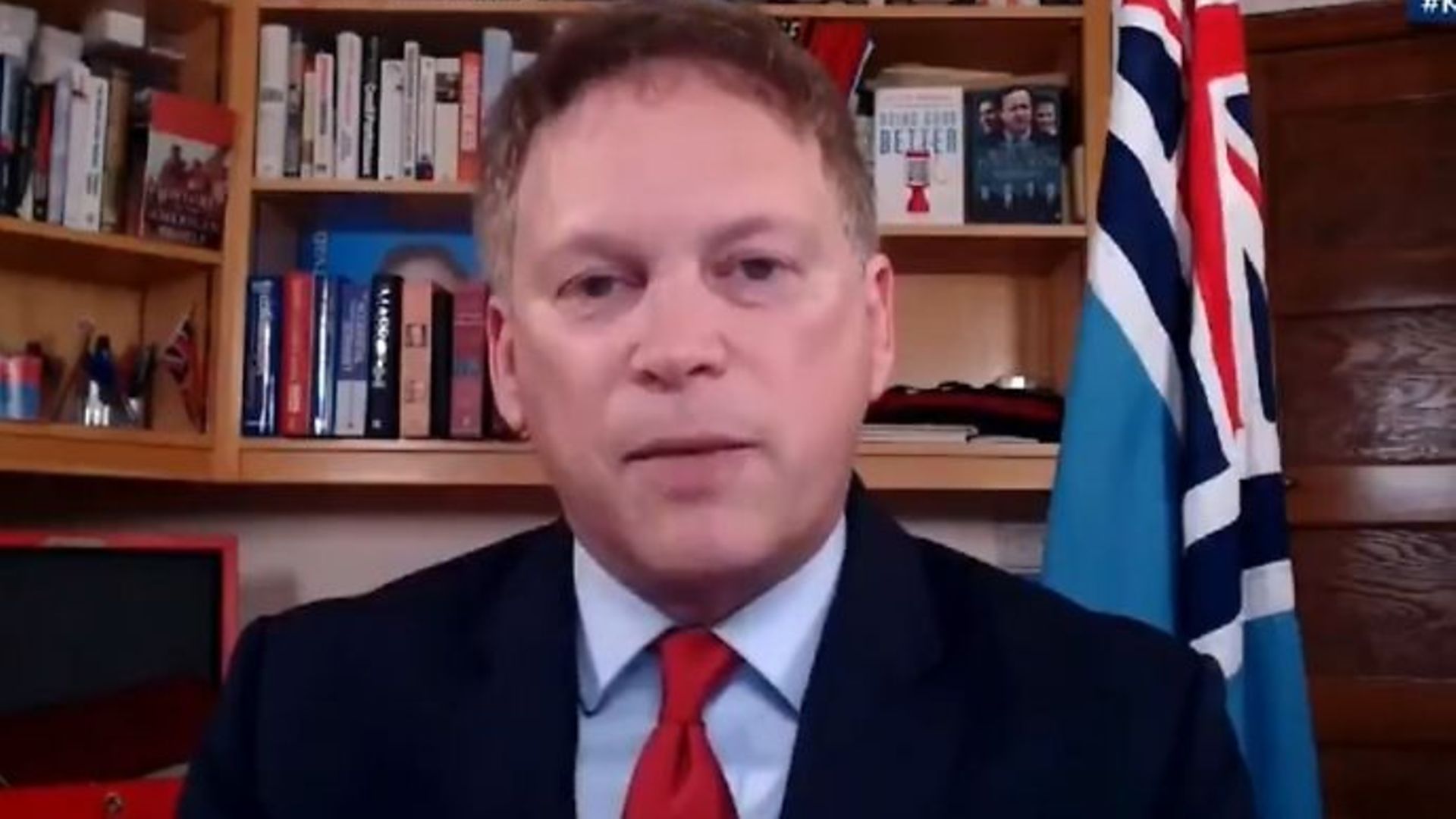 Cabinet minister Grant Shapps on Kay Burley @ Breakfast - Credit: Twitter