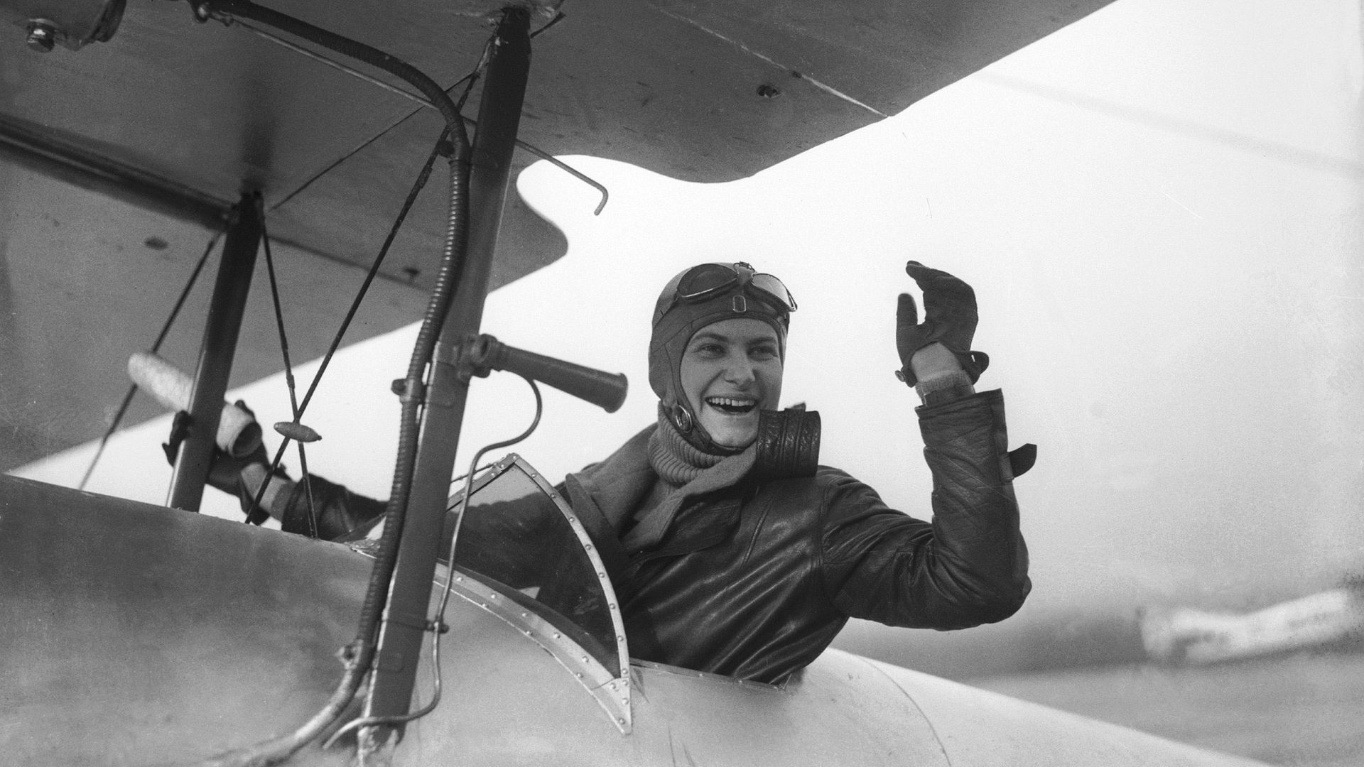Hélène Boucher at Bourget airport in 1929 - Credit: Gamma-Keystone via Getty Images