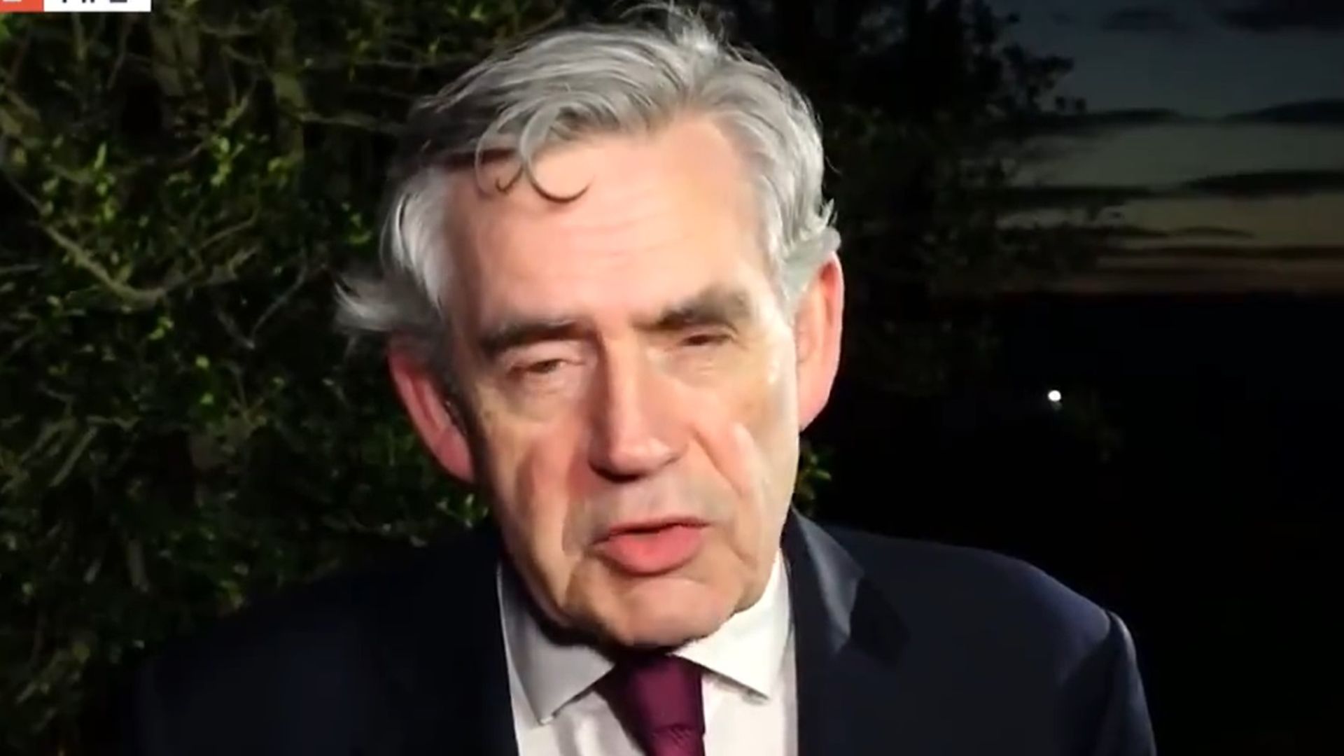 Gordon Brown on Good Morning Britain - Credit: ITV