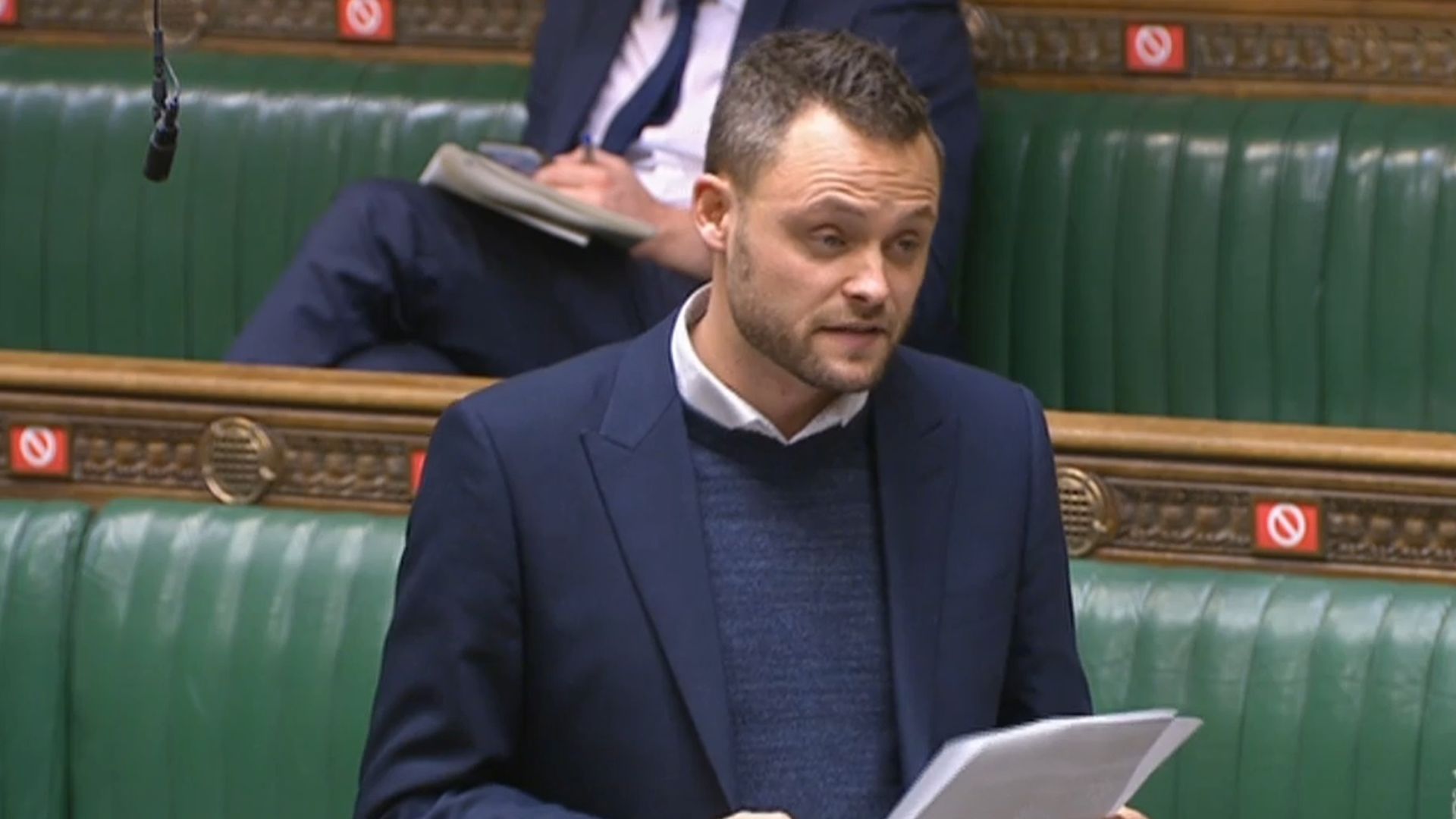 Ben Bradley in the House of Commons - Credit: Parliament Live