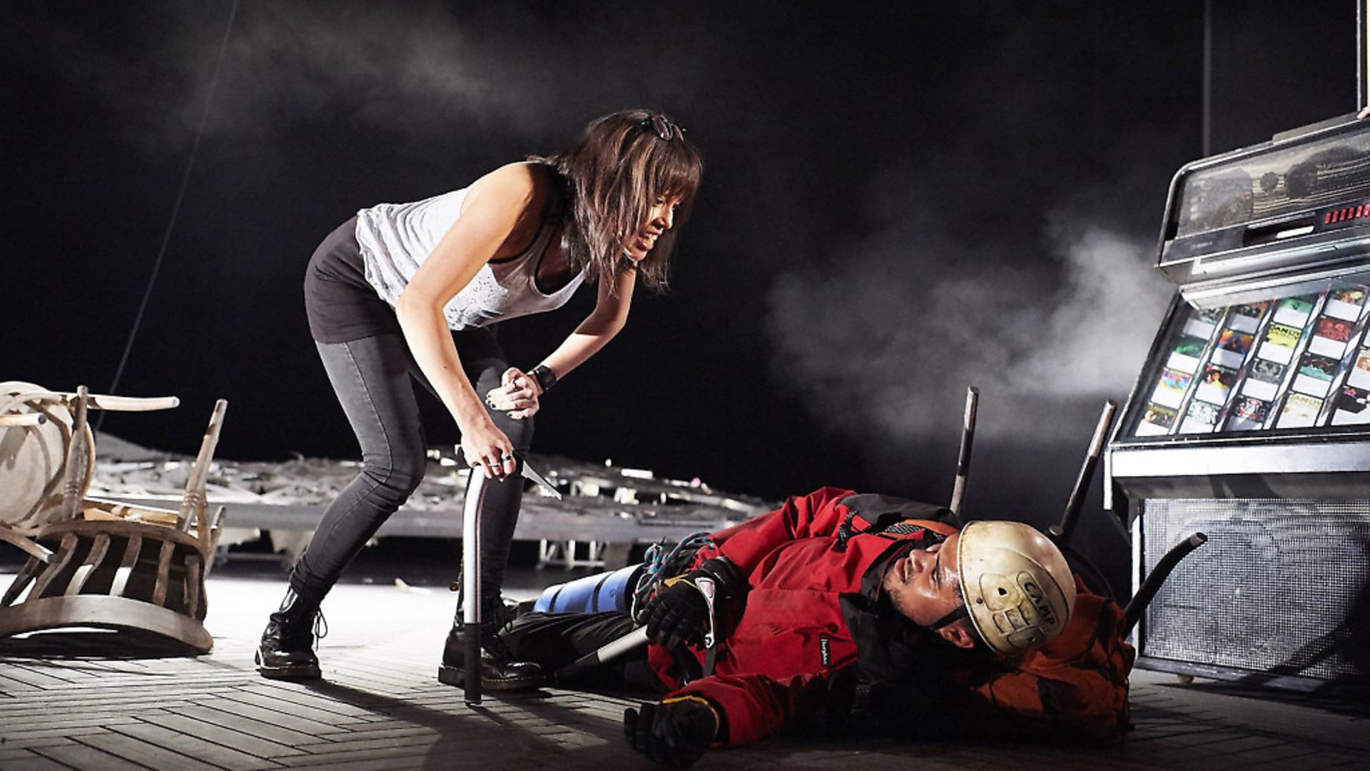 Touching The Void by David Greig, directed by Tom Morris. Bristol Old Vic Theatre. Photograph: Geraint Lewis. - Credit: Geraint Lewis