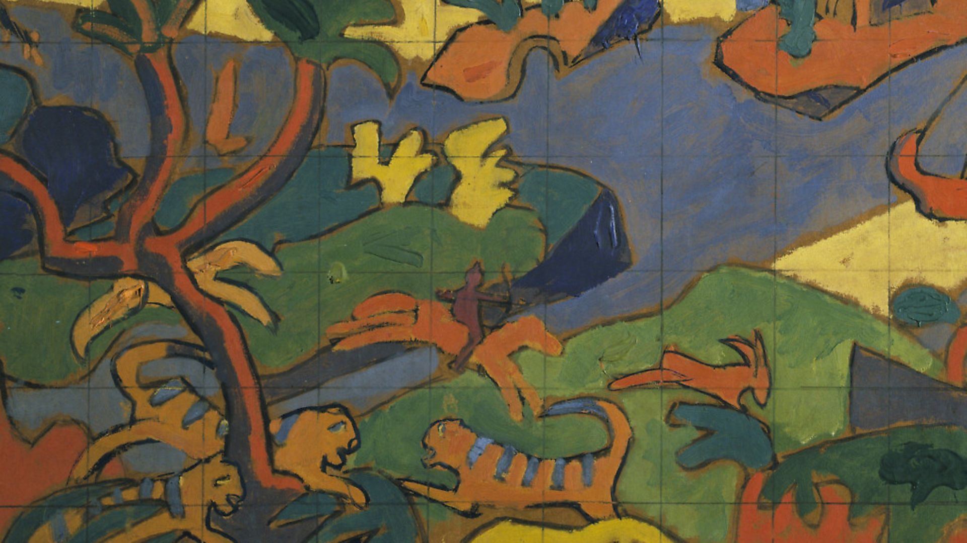 Spencer Gore's 'Study for a mural decoration for the Cave of the Golden Calf' (1912). Picture: Theatermuseum, Vienna - Credit: Archant