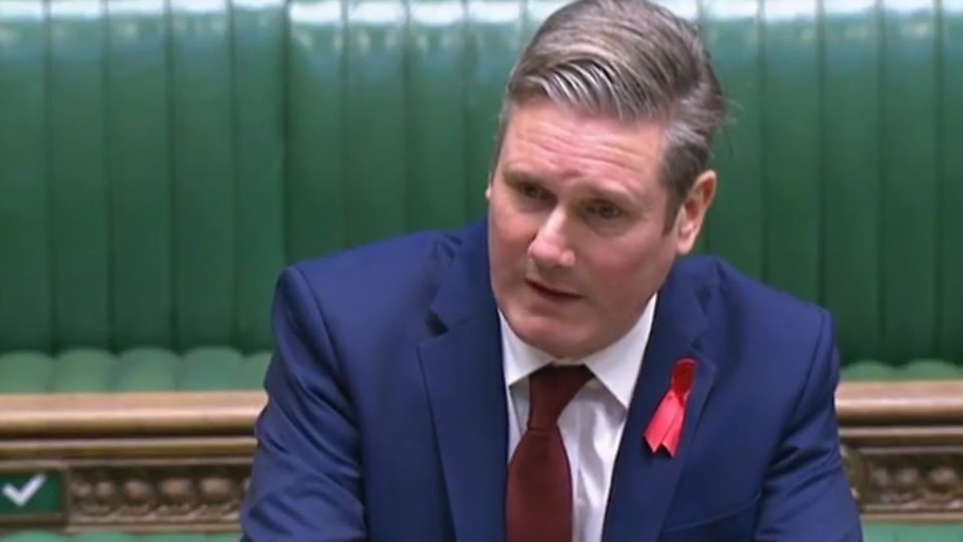 Keir Starmer in the House of Commons - Credit: Parliament Live