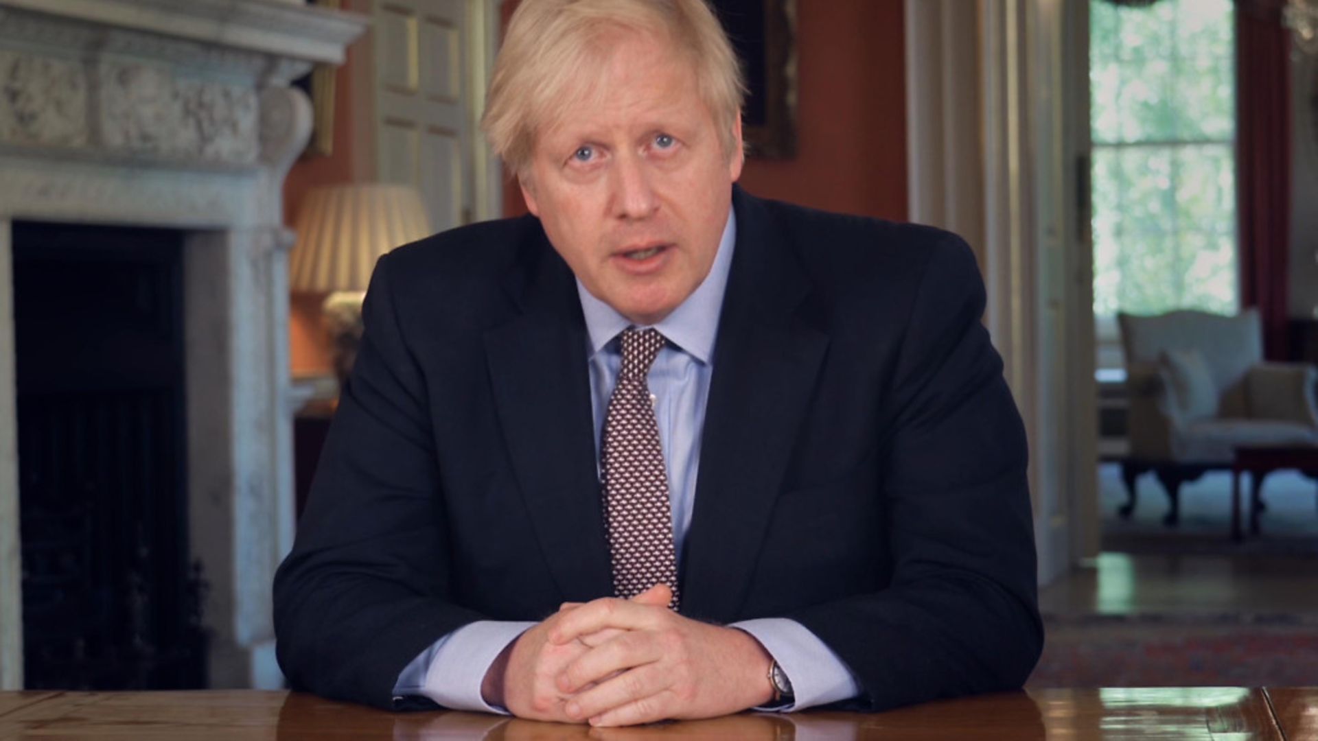 Boris Johnson addressing the nation about coronavirus (COVID-19) - Credit: PA