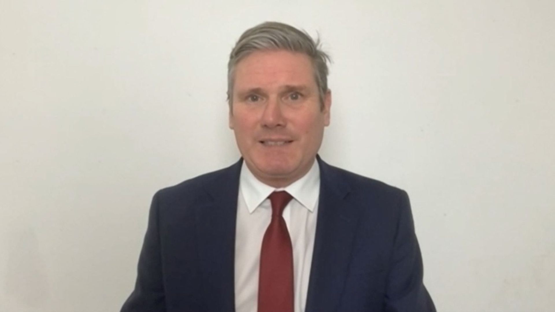 Labour leader Sir Keir Starmer speaks via videolink during Prime Minister's Questions in the House of Commons, London. - Credit: PA