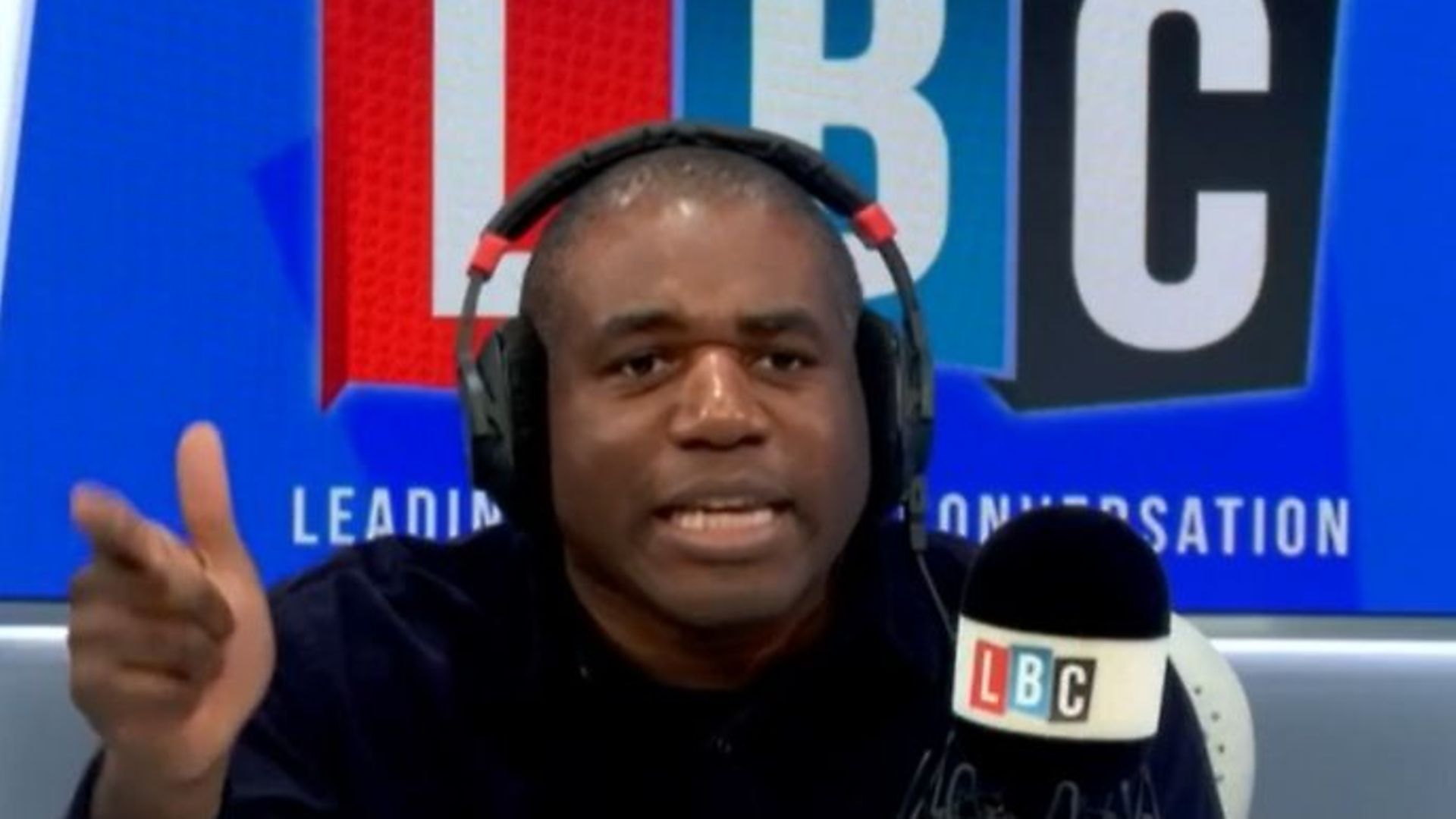 Labour's David Lammy on LBC radio - Credit: LBC