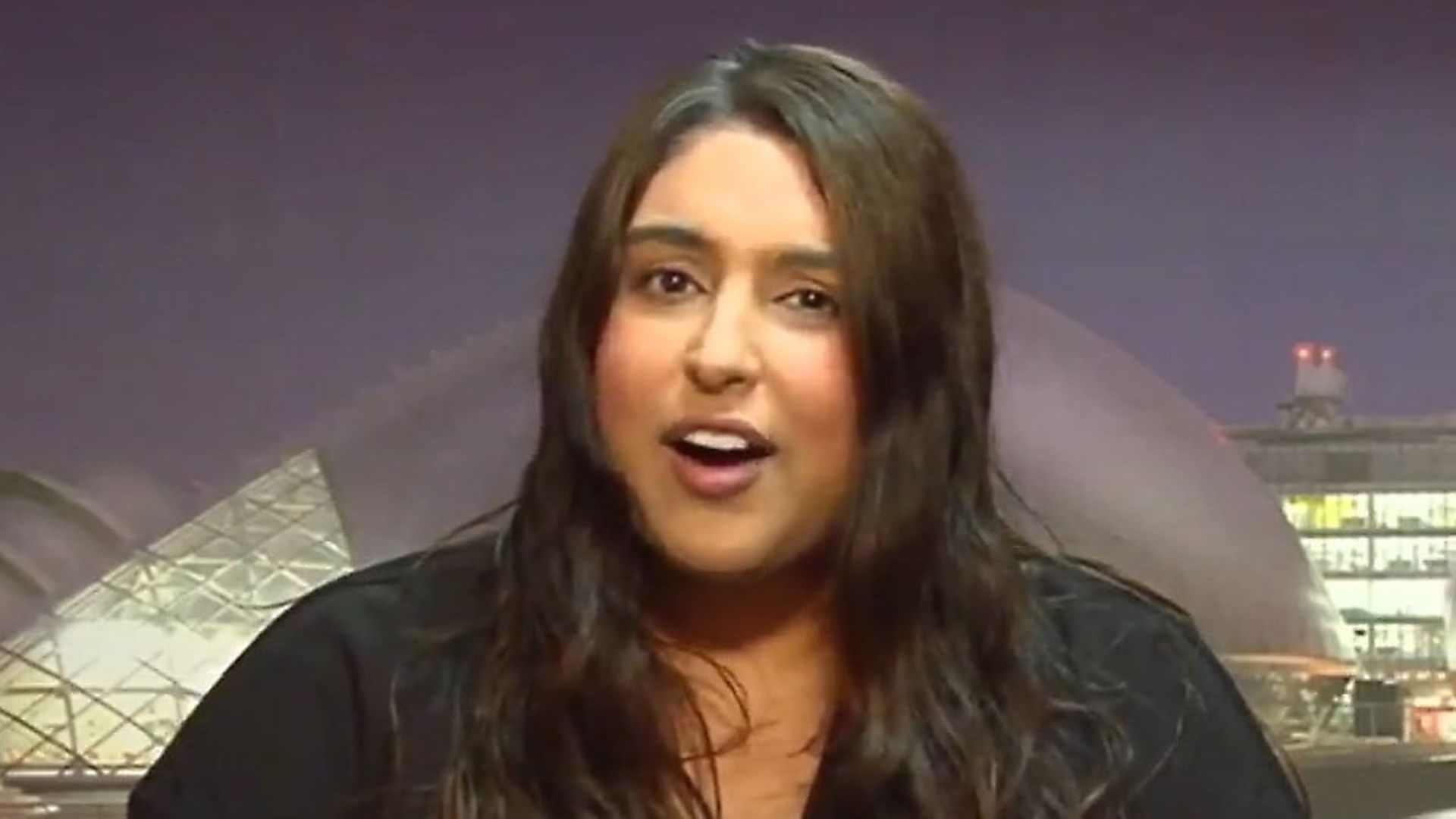Amna Saleem appears on Newsnight. Photograph: BBC. - Credit: Archant