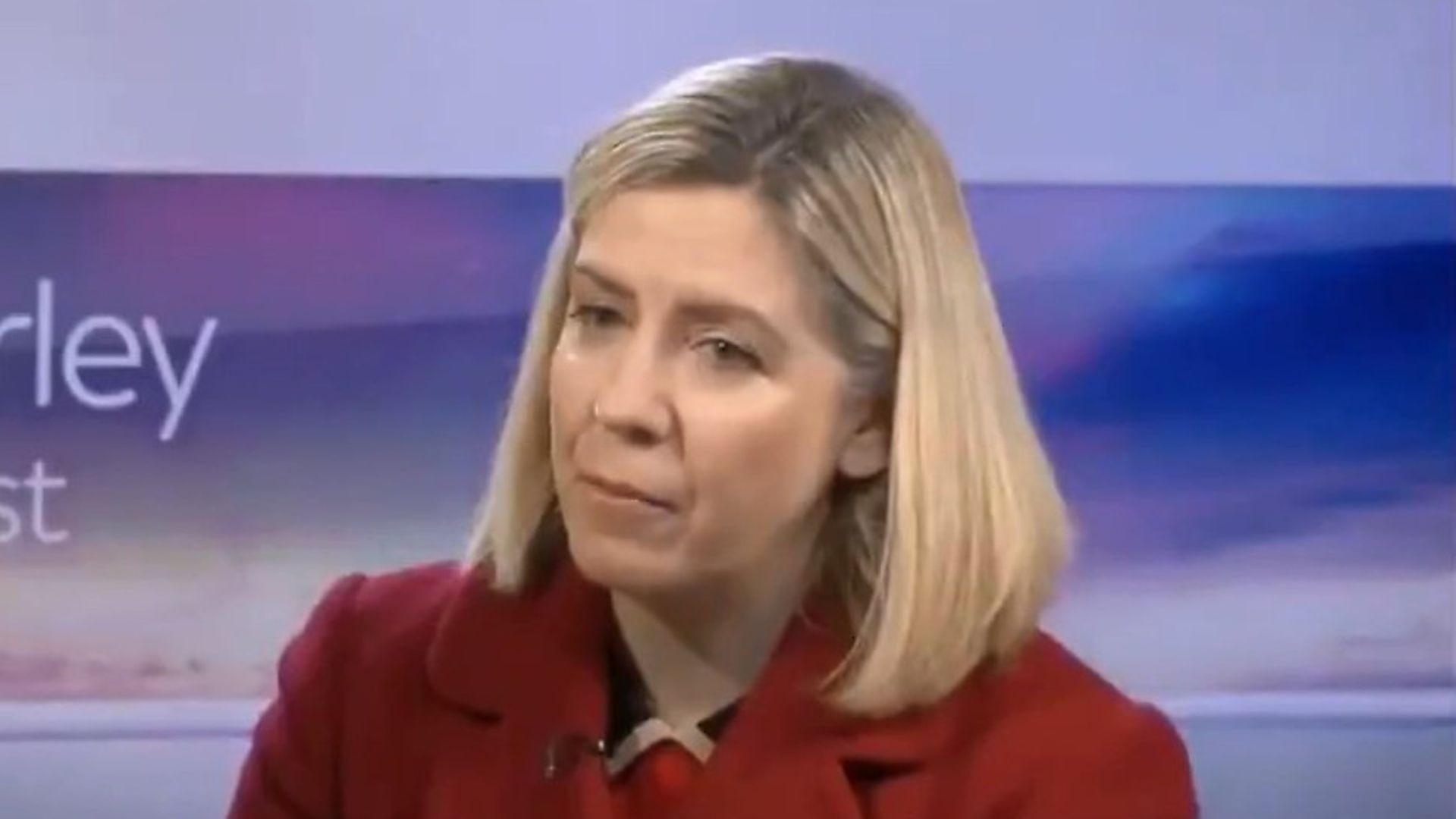 Andrea Jenkyns appears on Kay Burley at Breakfast on Sky News. Photograph: Sky. - Credit: Archant