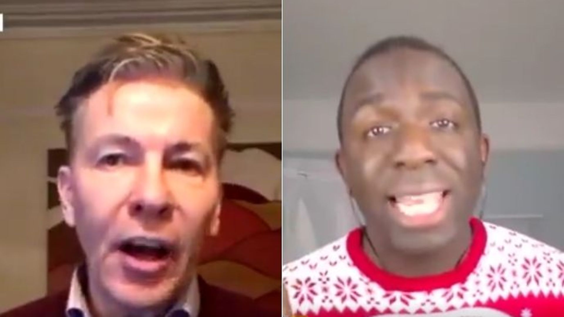 Andrew Pierce and Femi Oluwole debate the Brexit deal on Good Morning Britain - Credit: ITV