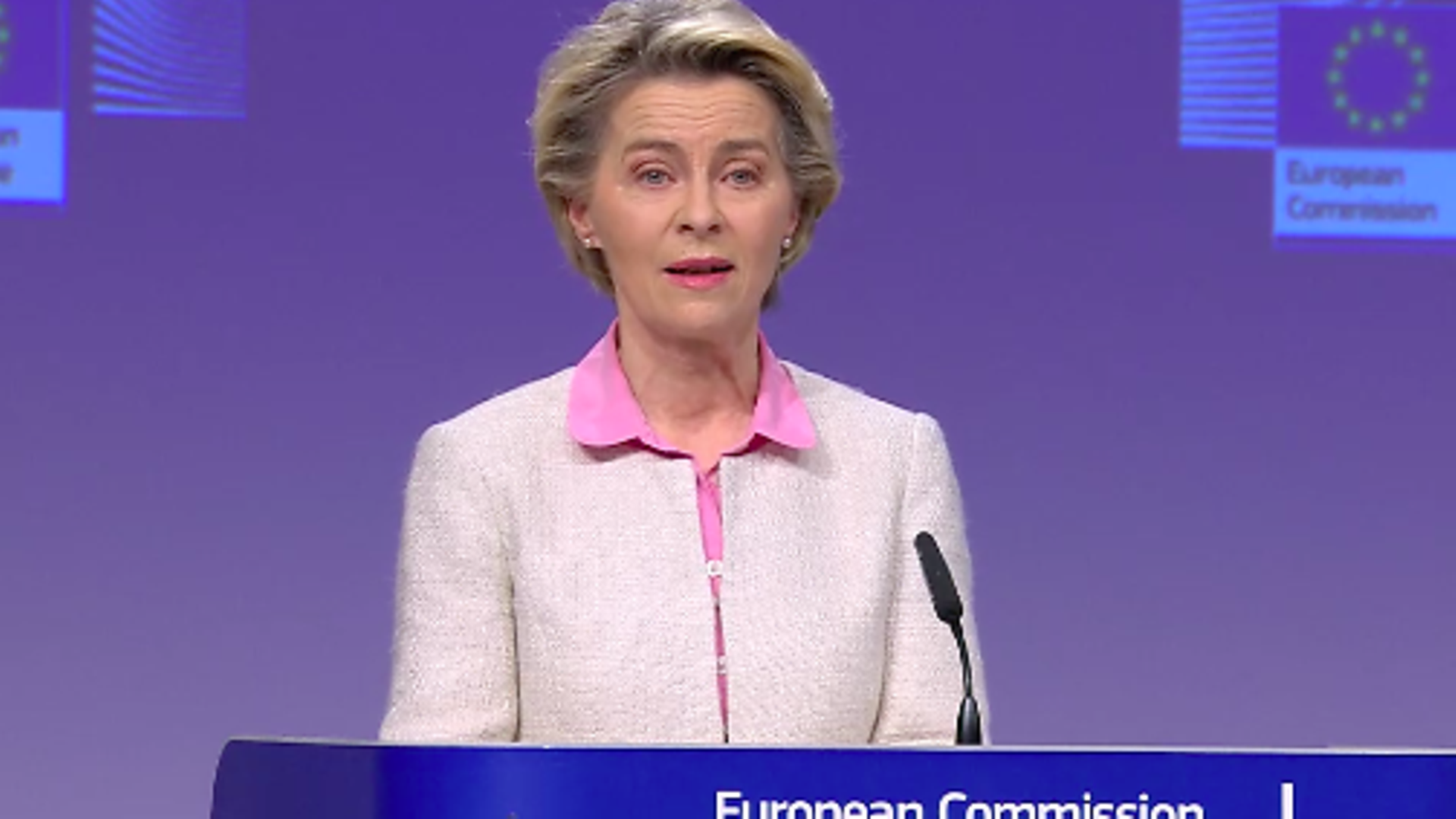Ursula von der Leyen announces a Brexit agreement - Credit: European Commission