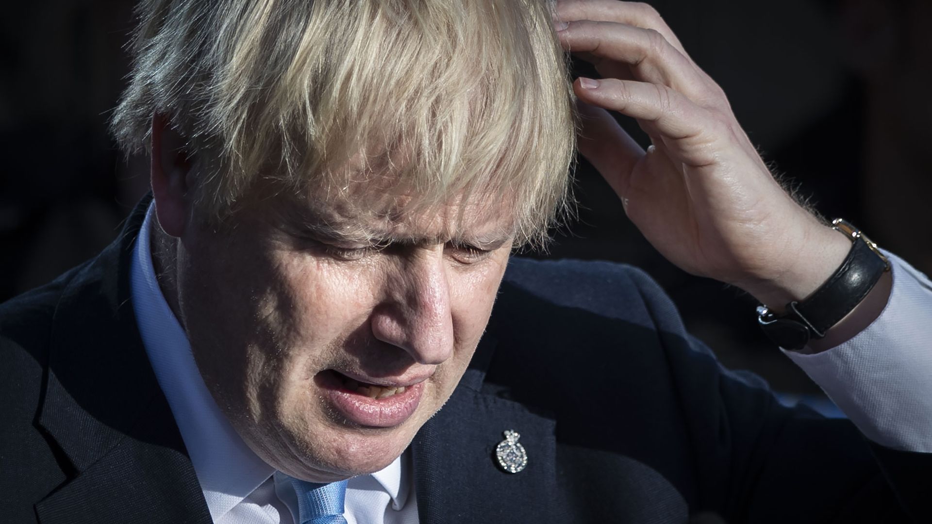 Prime Minister Boris Johnson making a speech - Credit: PA