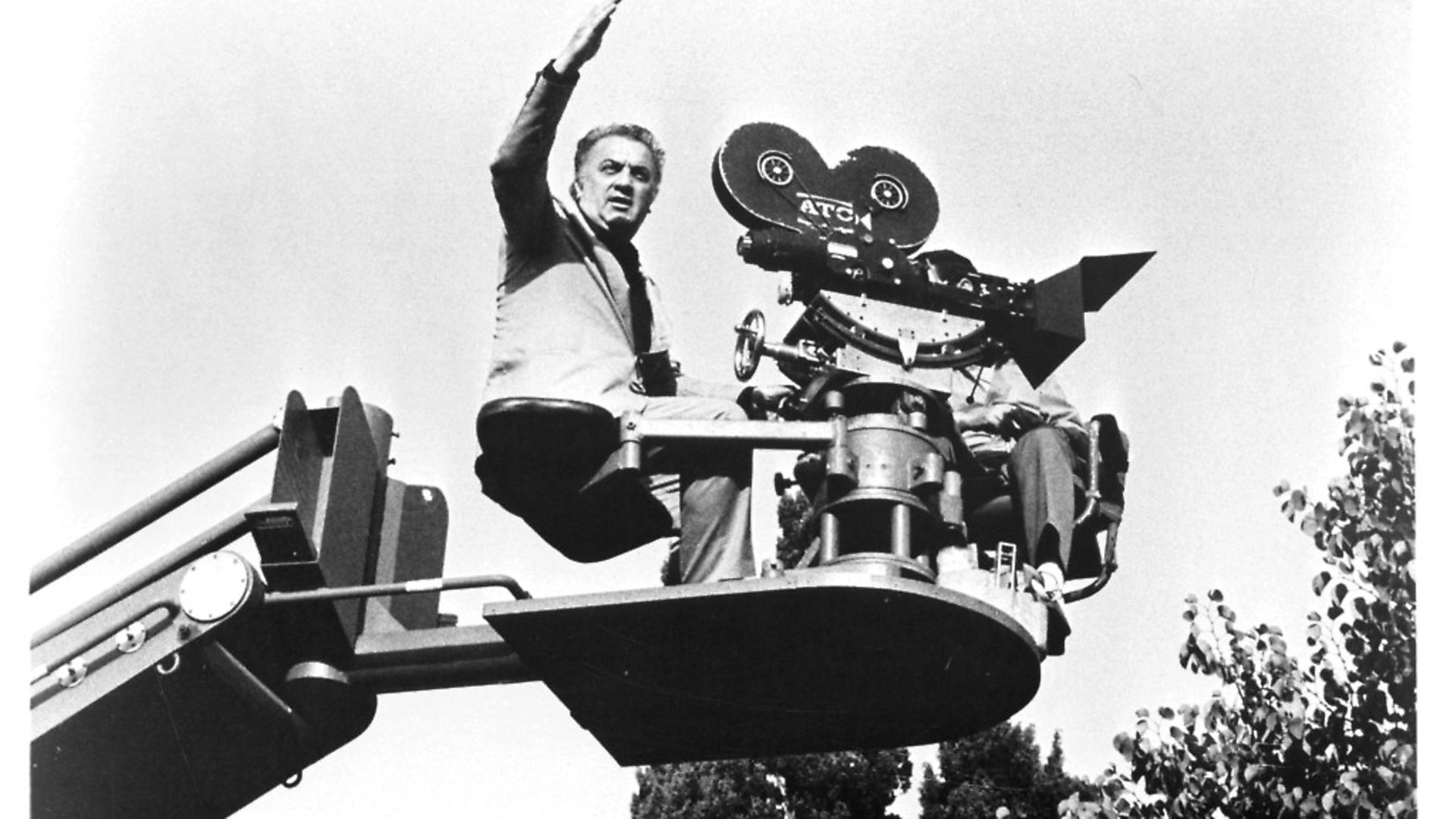 Director Federico Fellini behind the scenes of the United Artist movie "Fellini's Roma" in 1972. (Photo by Michael Ochs Archives/Getty Images) - Credit: Getty Images
