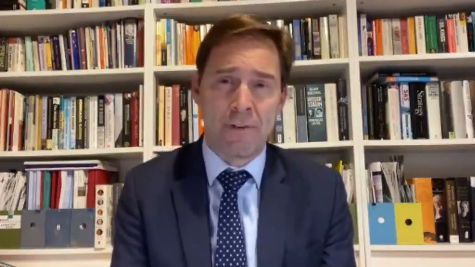 Tobias Ellwood MP on Newsnight - Credit: BBC