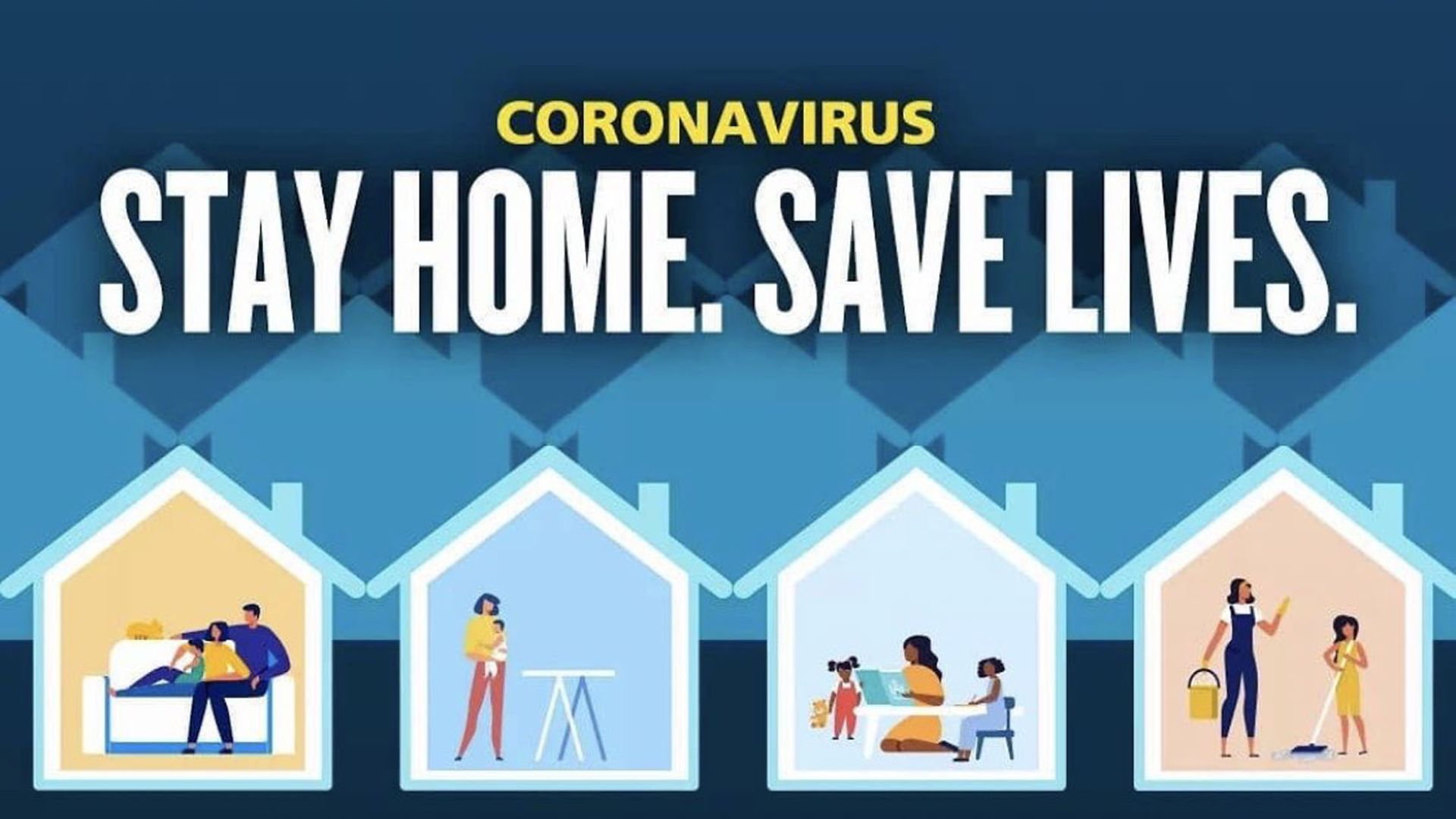 Government's "stay home, save lives" poster which has been withdrawn following a backlash over its apparently sexist depiction of women. - Credit: Twitter