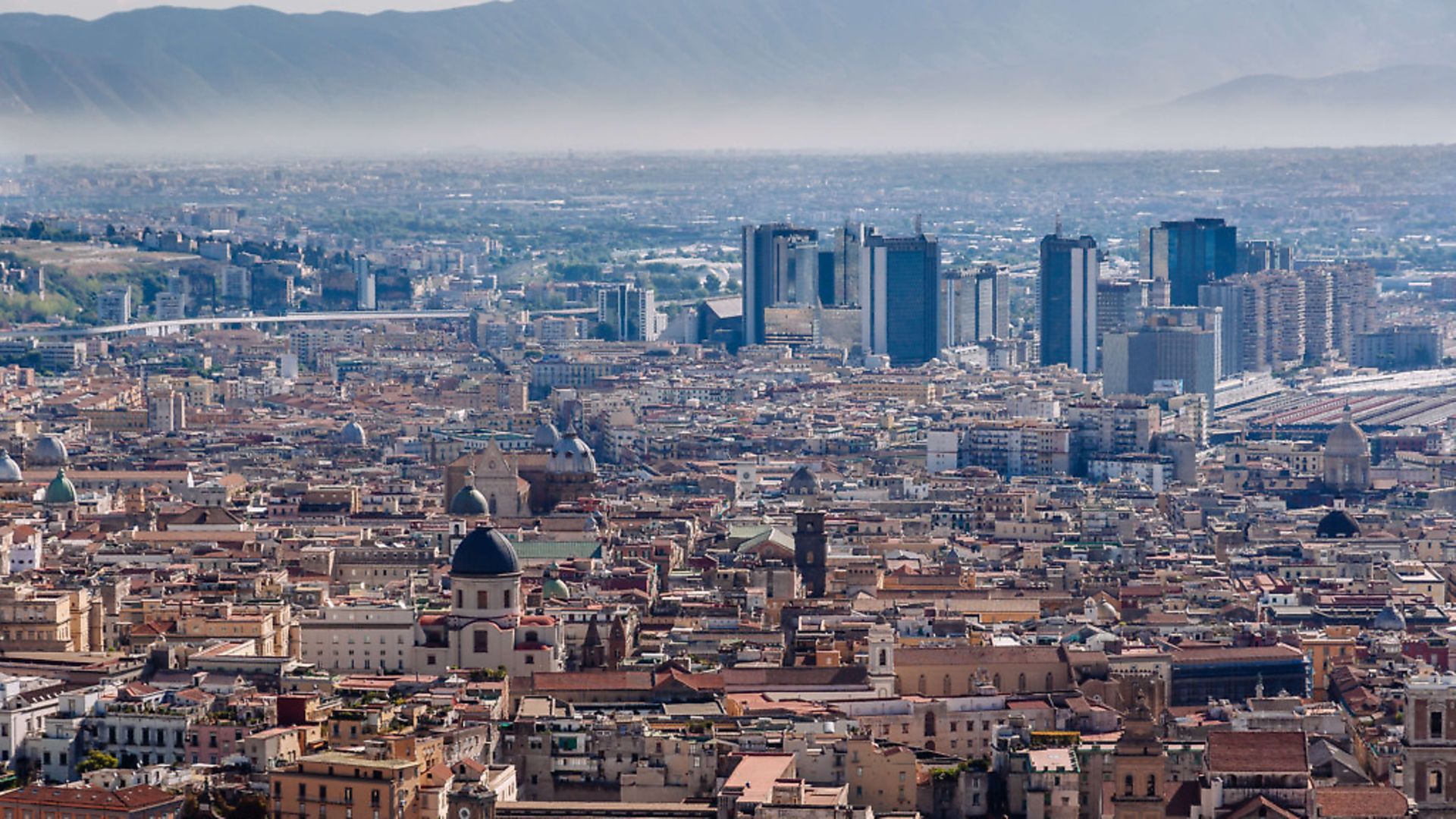 City skyline from Castel Sant'Elmo. (Photo by Raquel Maria Carbonell Pagola/LightRocket via Getty Images) - Credit: LightRocket via Getty Images