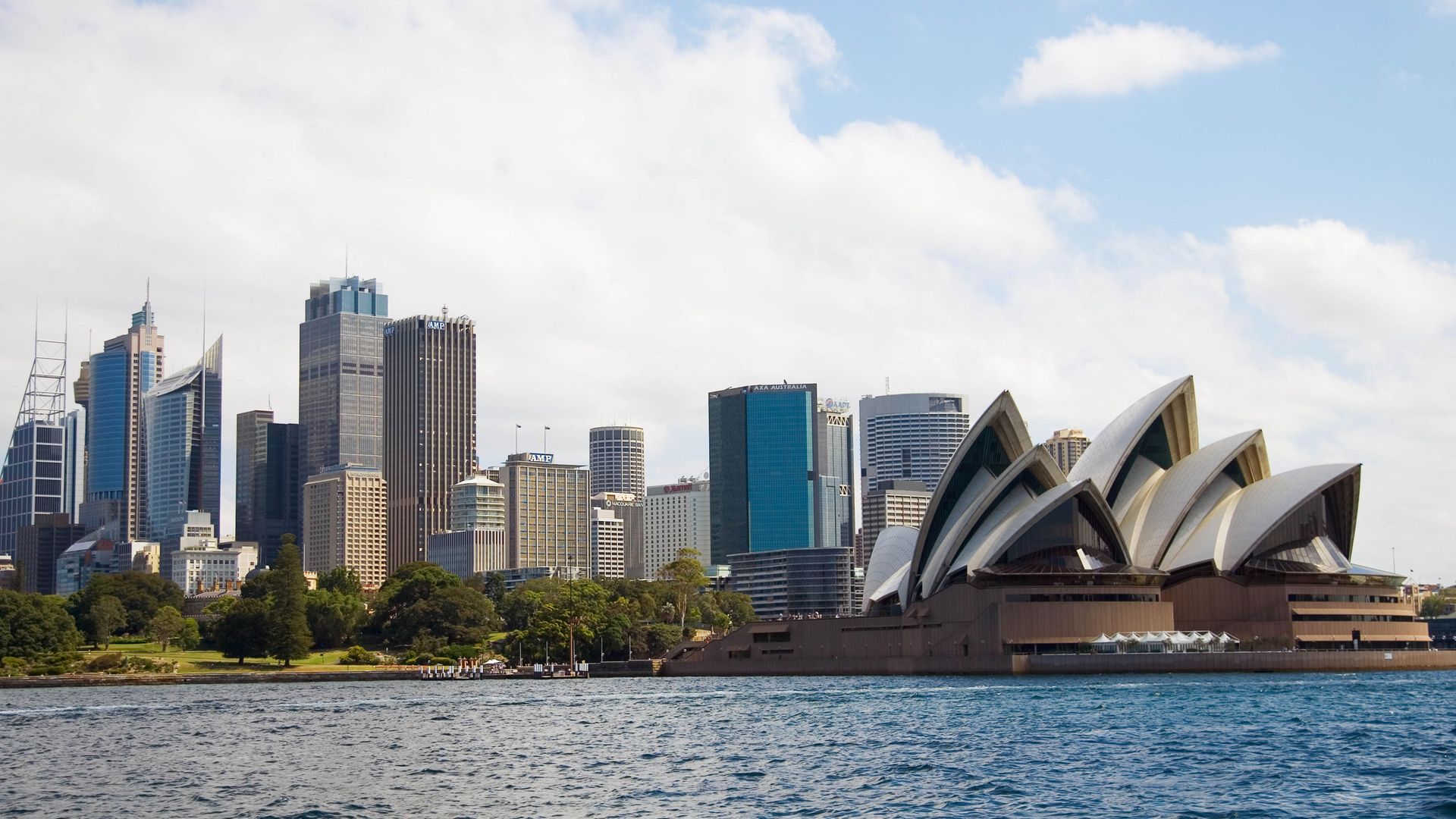The Sydney skyline. Locals' accents are not - yet - dramatically different from those of Australians from elsewhere - Credit: Tim Graham/Getty Images
