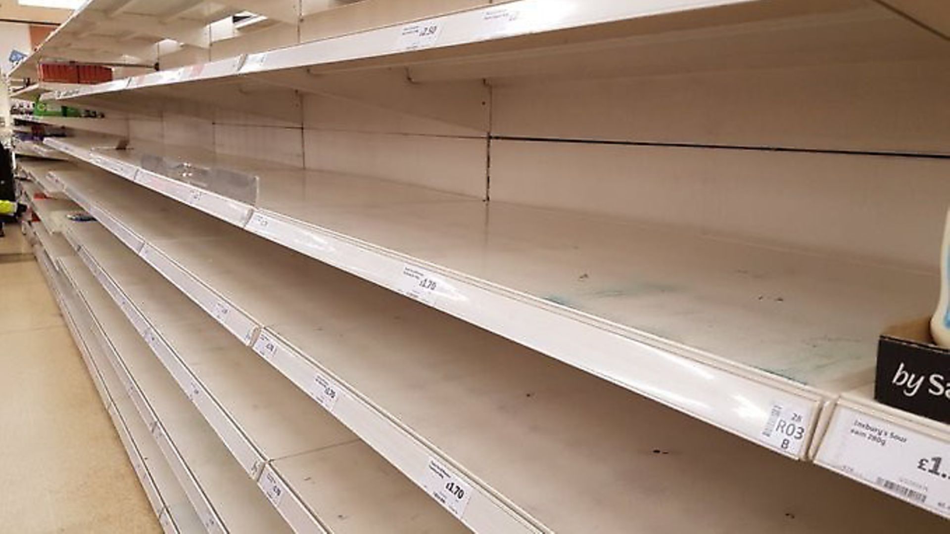 The tweet contained this photograph of a Sainsbury's. Photograph: Twitter. - Credit: Archant