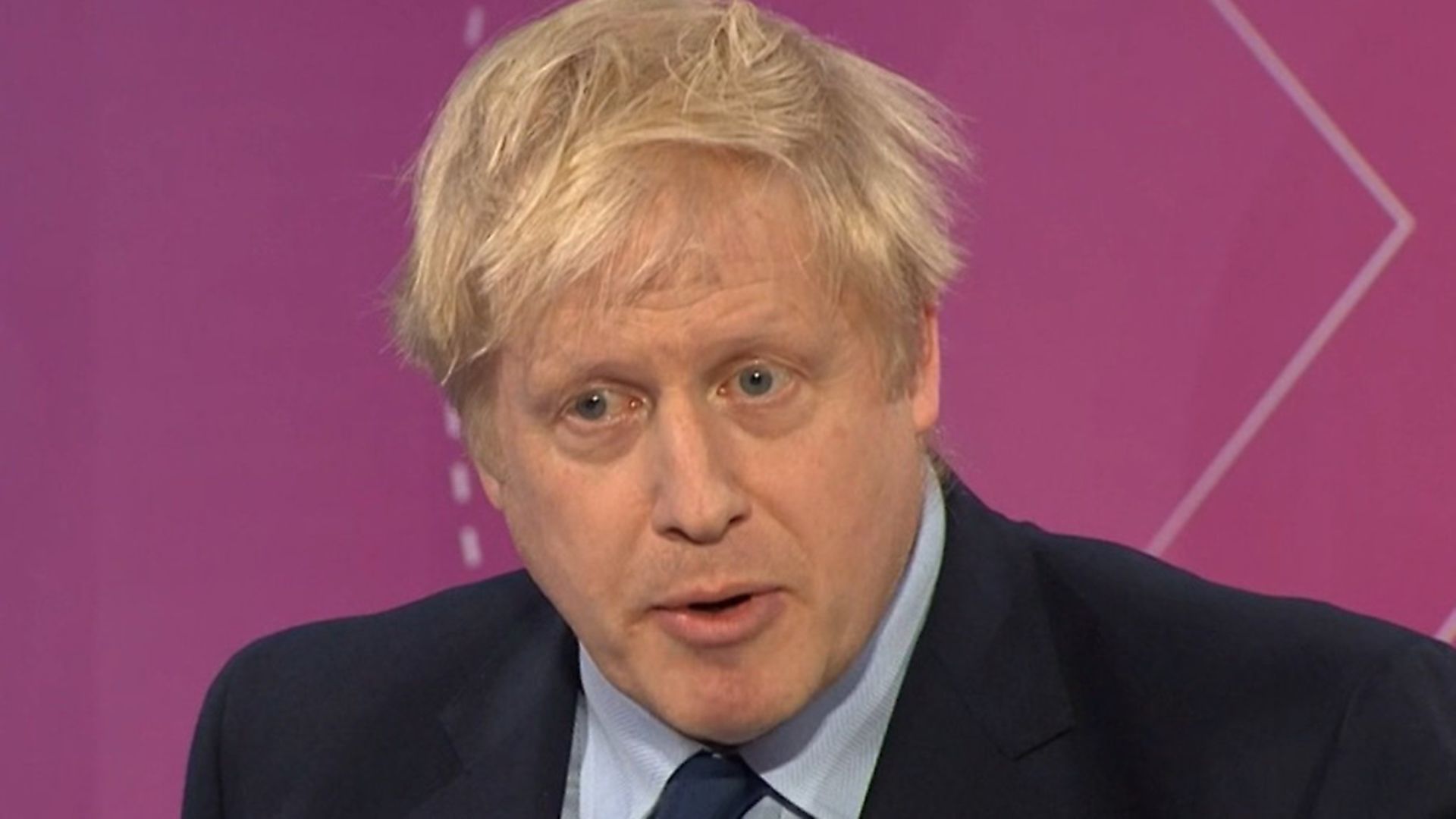 Boris Johnson answers questions over the Russia report. Picture: BBC - Credit: BBC