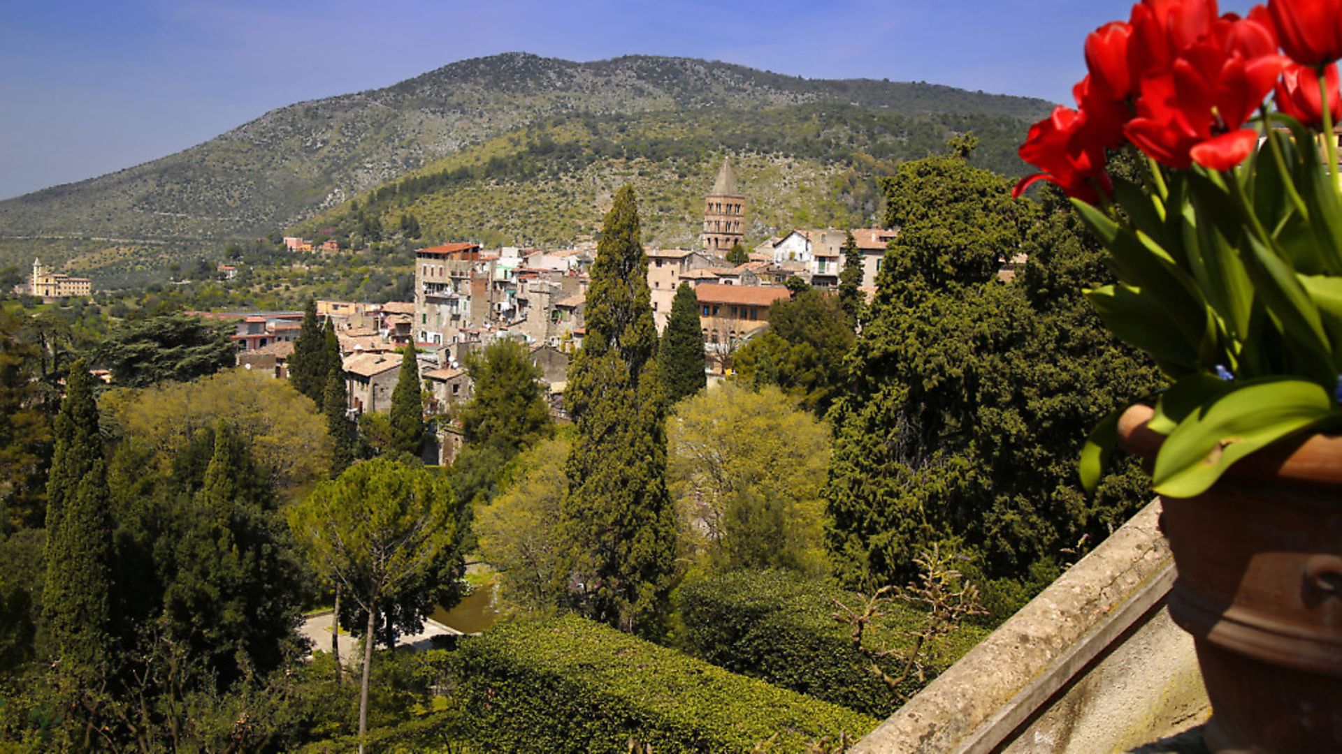 Nabil Zouhir, who is locked down in Florence due to coronavirus, says small moments are holding neighbourhoods together across Italy. Pictured is a view of Tivoli, near Rome. Picture: PA - Credit: PA Photo/thinkstockphotos