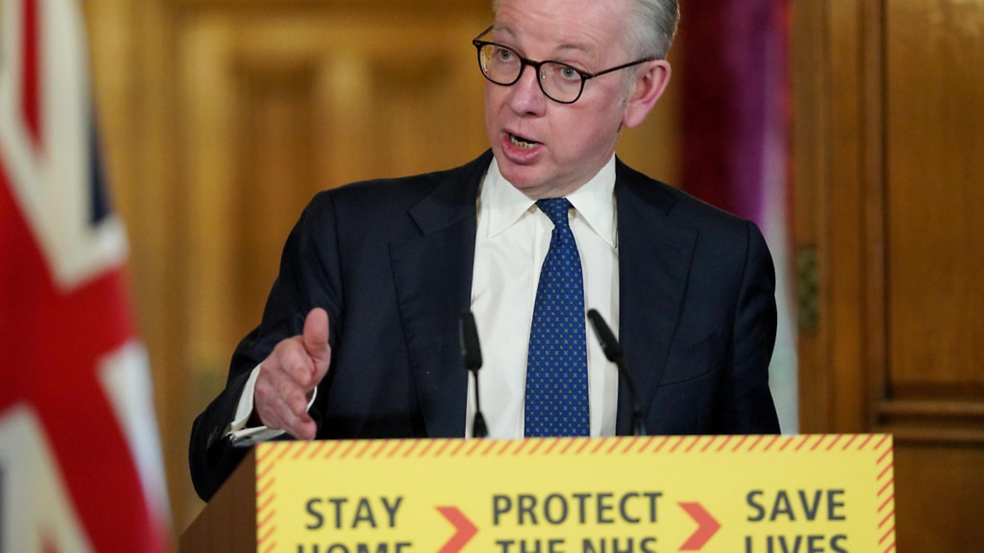 Minister for the Cabinet Office Michael Gove previously blamed China for the government's slow response to coronavirus. Photograph: Pippa Fowles/Crown Copyright/10 Downing Street/PA Wire

. - Credit: PA