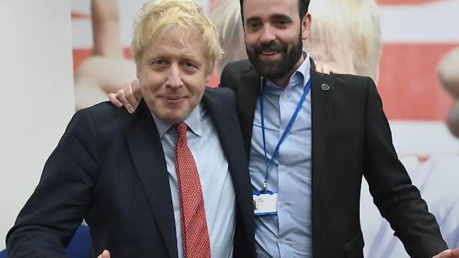 PR chief Isaac Levido with Boris Johnson. Photograph: Twitter. - Credit: Archant