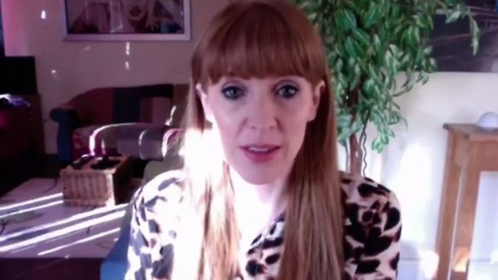Angela Rayner speaks to Sophy Ridge on Sky News about coronavirus. Photograph: Sky. - Credit: Archant