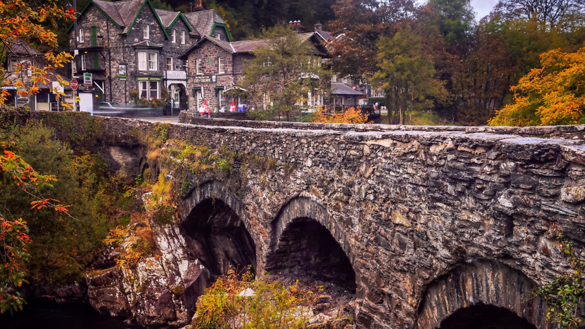 The Bridge at Betws-Y-Coed, Snowdonia, Wales - Credit: Getty Images