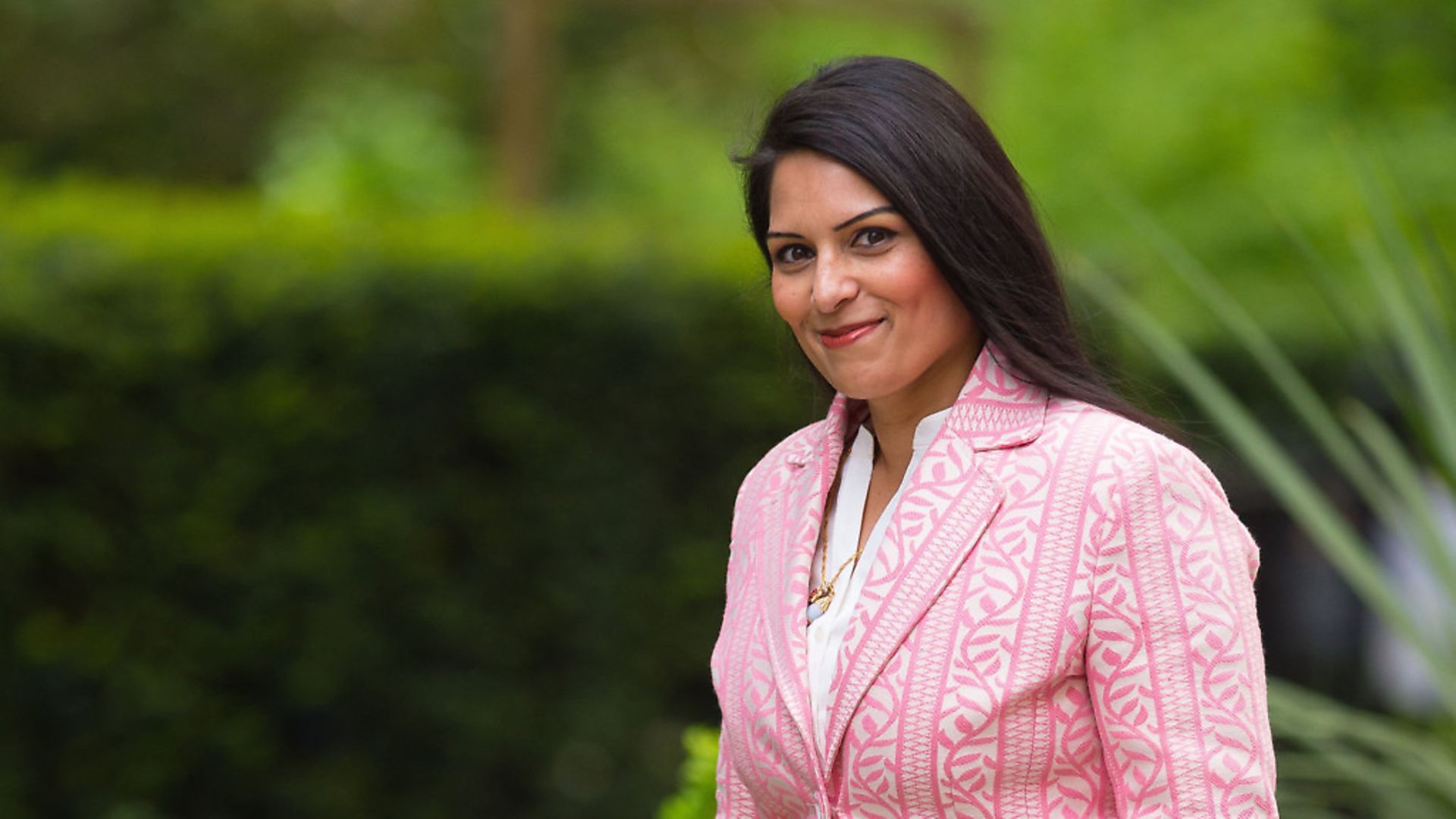 Priti Patel arriving at 10 Downing Street. Photograph: Dominic Lipinski/PA. - Credit: PA