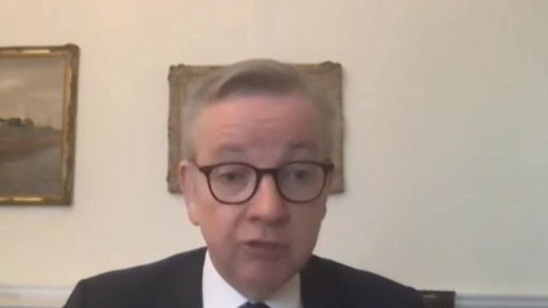 Michael Gove has revealed that almost 100 civil servants have been redeployed from the Brexit taskforces dealing with the UKs future relationship with the EU to help with the government response to coronavirus. Photograph: Parliament TV. - Credit: Archant