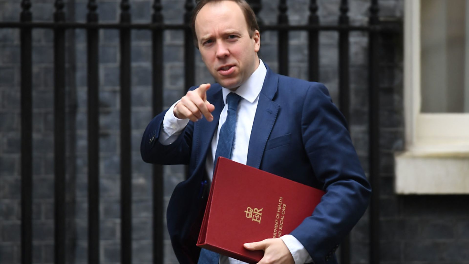 Health and Social Care Secretary Matt Hancock arrives in Downing Street, London.  Photograph: Stefan Rousseau/PA Wire. - Credit: PA