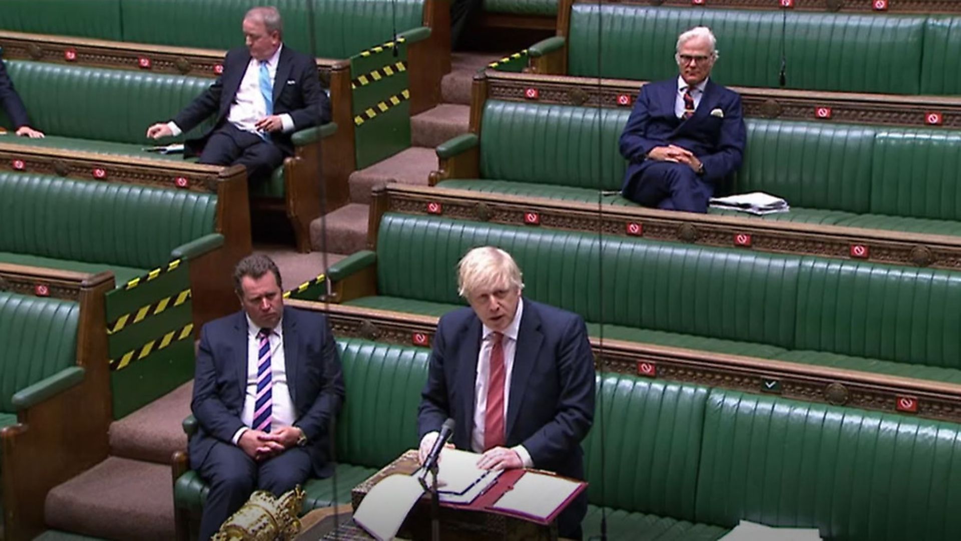 Prime Minister Boris Johnson delivers a statement to the House of Commons on COVID-19. Photograph: PA Wire. - Credit: PA