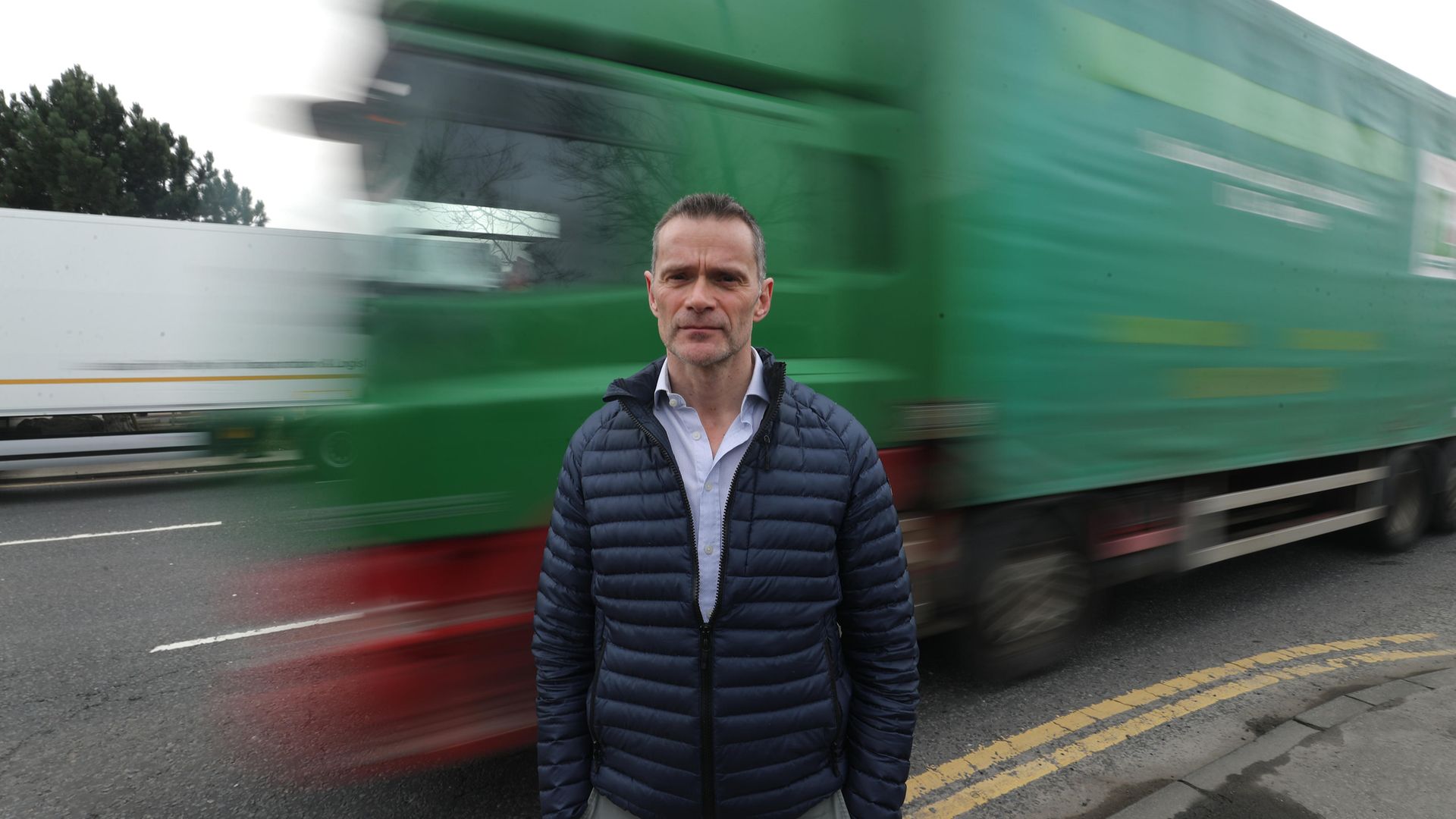 Gary Stewart of Quay Cargo services in Belfast who believes that time and money are being wasted chasing unnecessary paperwork for businesses exporting from Northern Ireland to the EU - Credit: PA