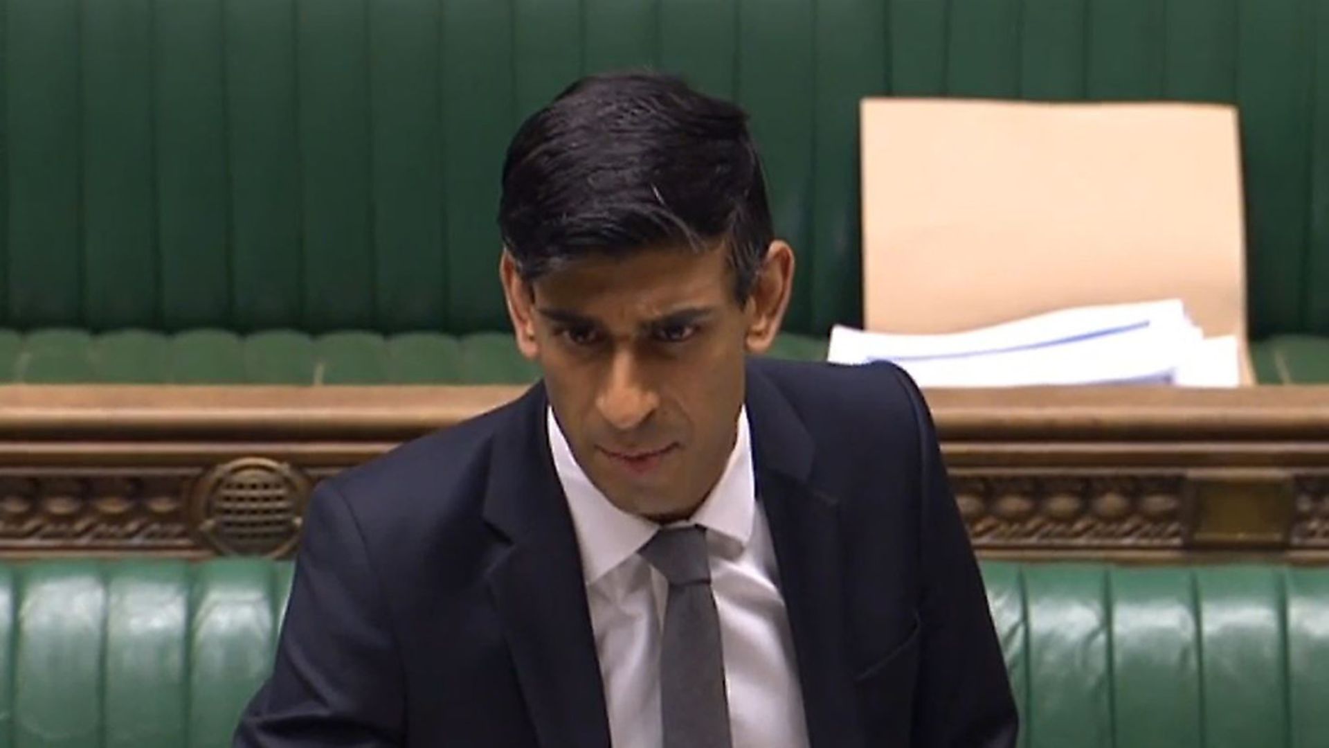 Chancellor Rishi Sunak speaking in the House of Commons in Westminster. Photograph: Owen Humphreys/PA Wire - Credit: PA