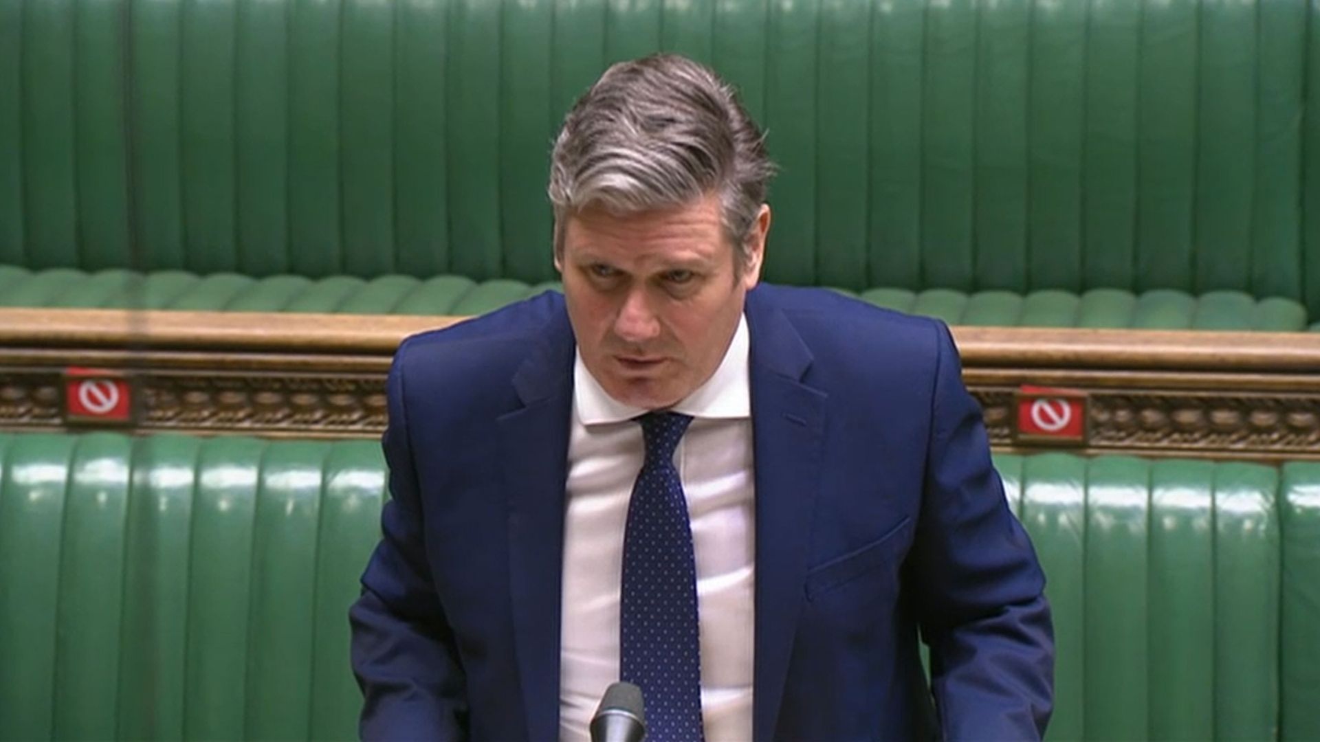 Labour leader Keir Starmer in the House of Commons - Credit: PA