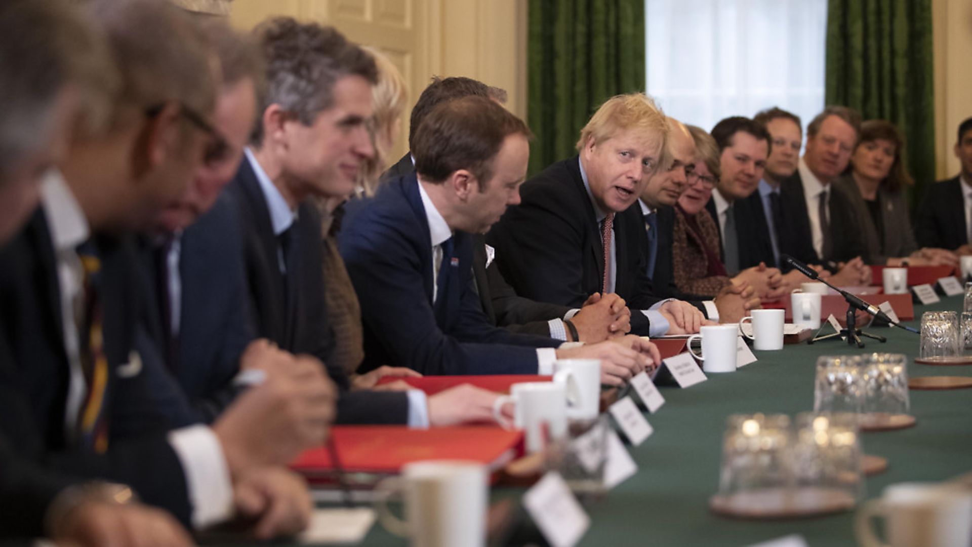 Boris Johnson holds a cabinet meeting with Tory ministers. Photograph: Matt Dunham/PA. - Credit: PA Wire/PA Images