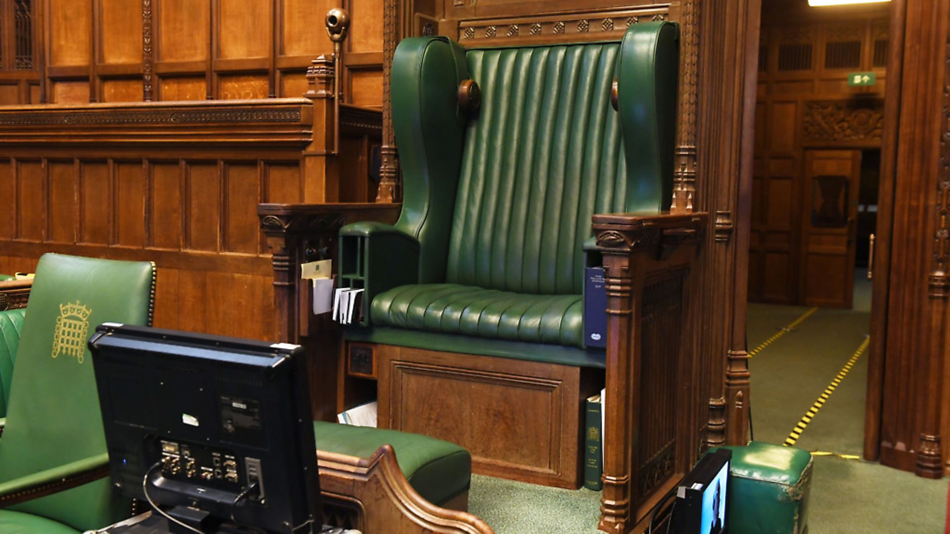 Rehearsals ahead of the reconvening the House of Commons and House of Lords following the Easter recess. Photograph: UK Parliament/Jessica Taylor/PA Wire. - Credit: PA