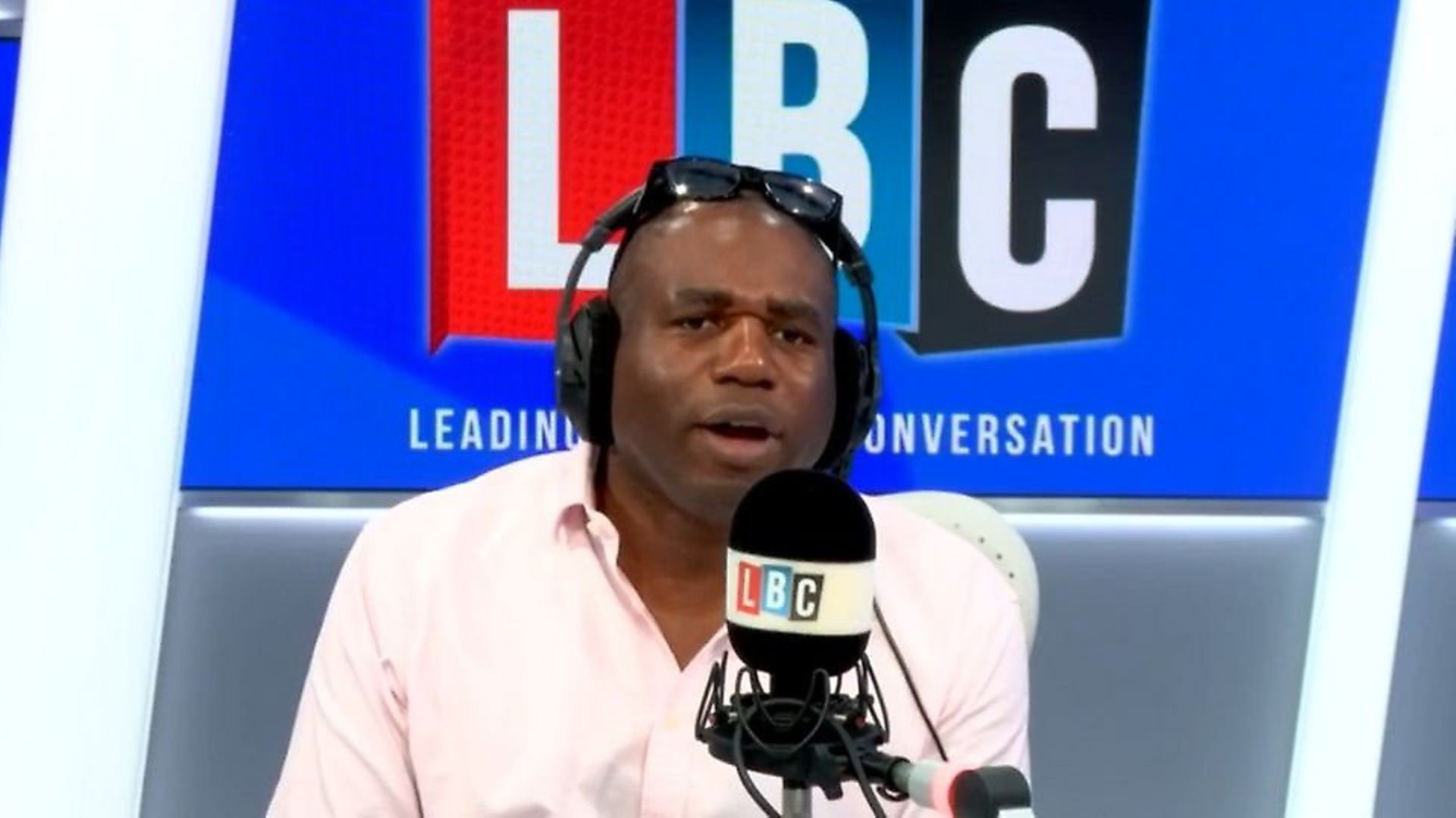 David Lammy appears on LBC Radio. Photograph: LBC/Global. - Credit: Archant