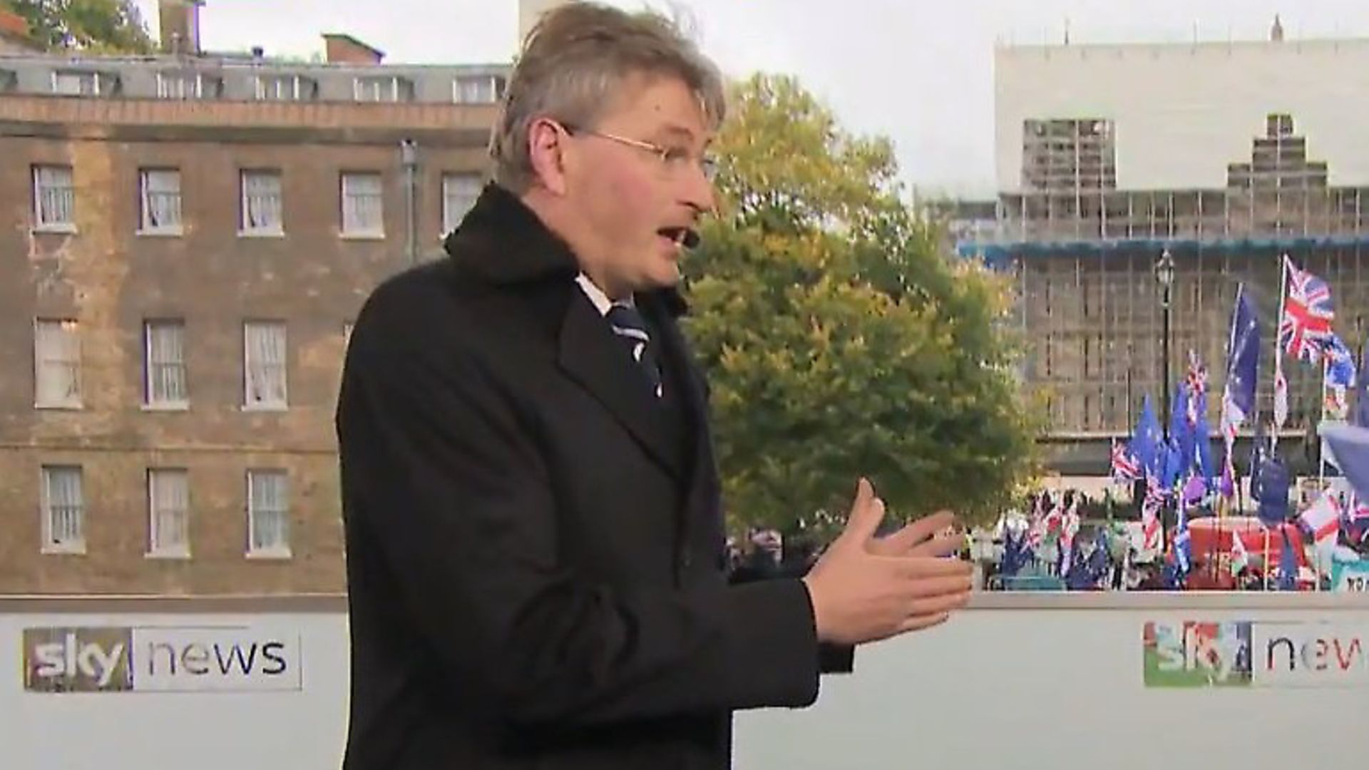 Daniel Kawczynski appears on Sky News during the Brexit debate. Photograph: Sky. - Credit: Archant