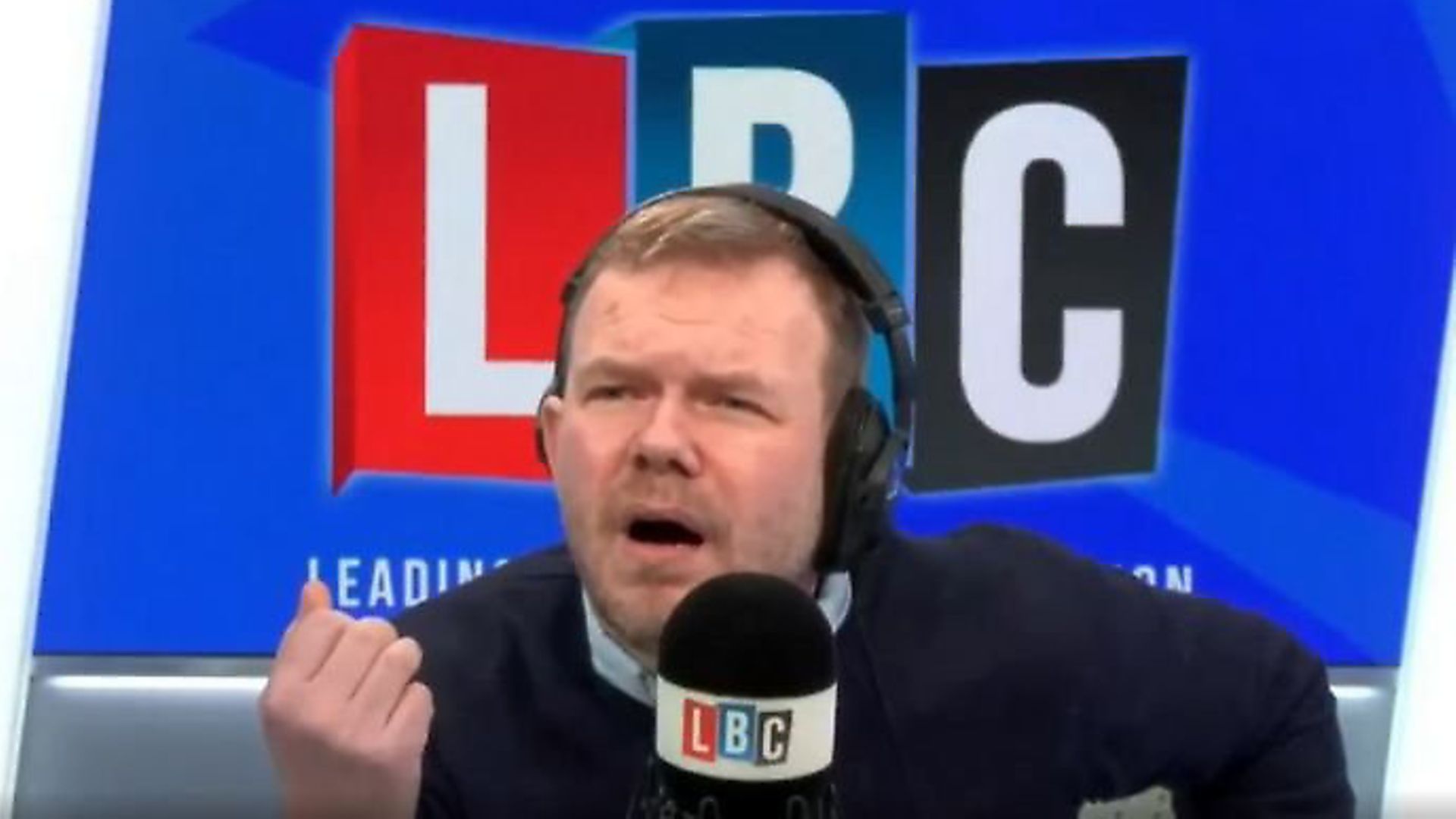 James O'Brien reviews Boris Johnson's speech after he returned to work. Photograph: LBC/Global. - Credit: Archant
