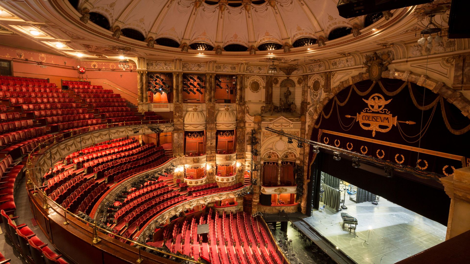 The empty auditorium of the London Coliseum, home of English National Opera (ENO) - Credit: Photo by Richard Baker / In Pictures via Getty Images