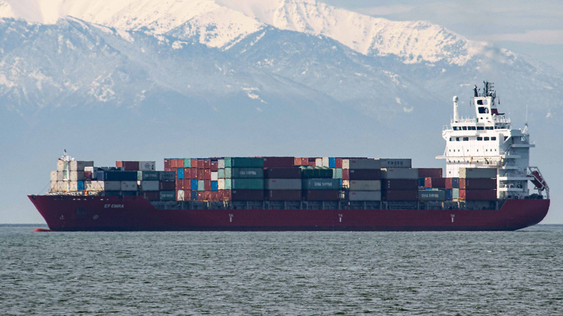 A freight vessel anchored in the Aegean Sea off the coast of Greece in April. The ship was forced to wait for COVID-19 restrictions to be eased before its cargo could be unloaded at the Port of Thessaloniki. Picture: Getty Images - Credit: NurPhoto via Getty Images
