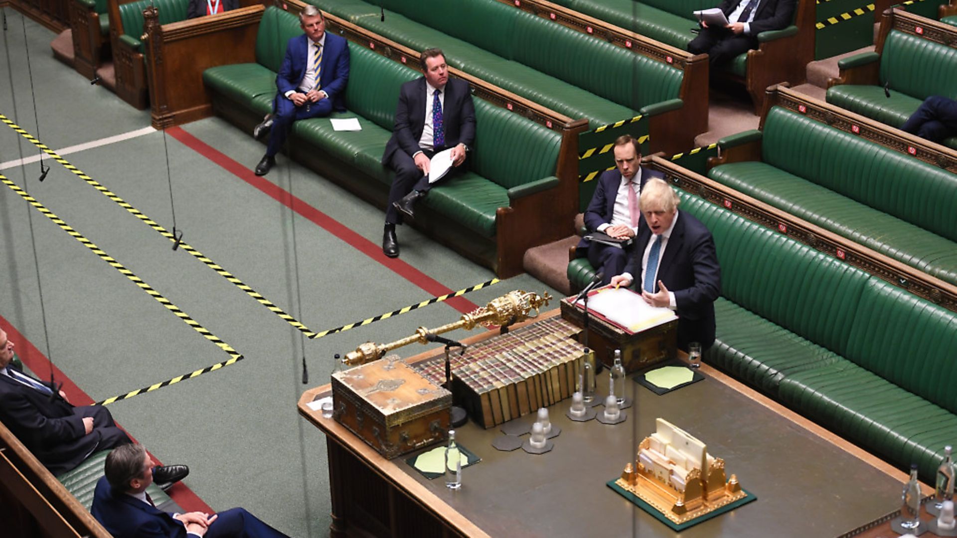 Boris Johnson at PMQs in the House of Commons. Photograph: Jessica Taylor/UK Parliament. - Credit: Archant