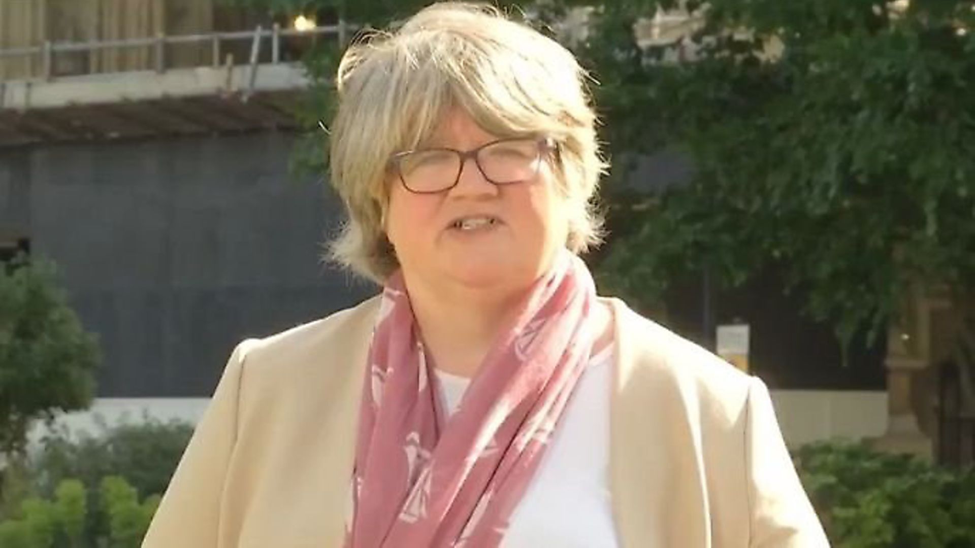 Therese Coffey appears on Sky News. Photograph: Sky News. - Credit: Archant